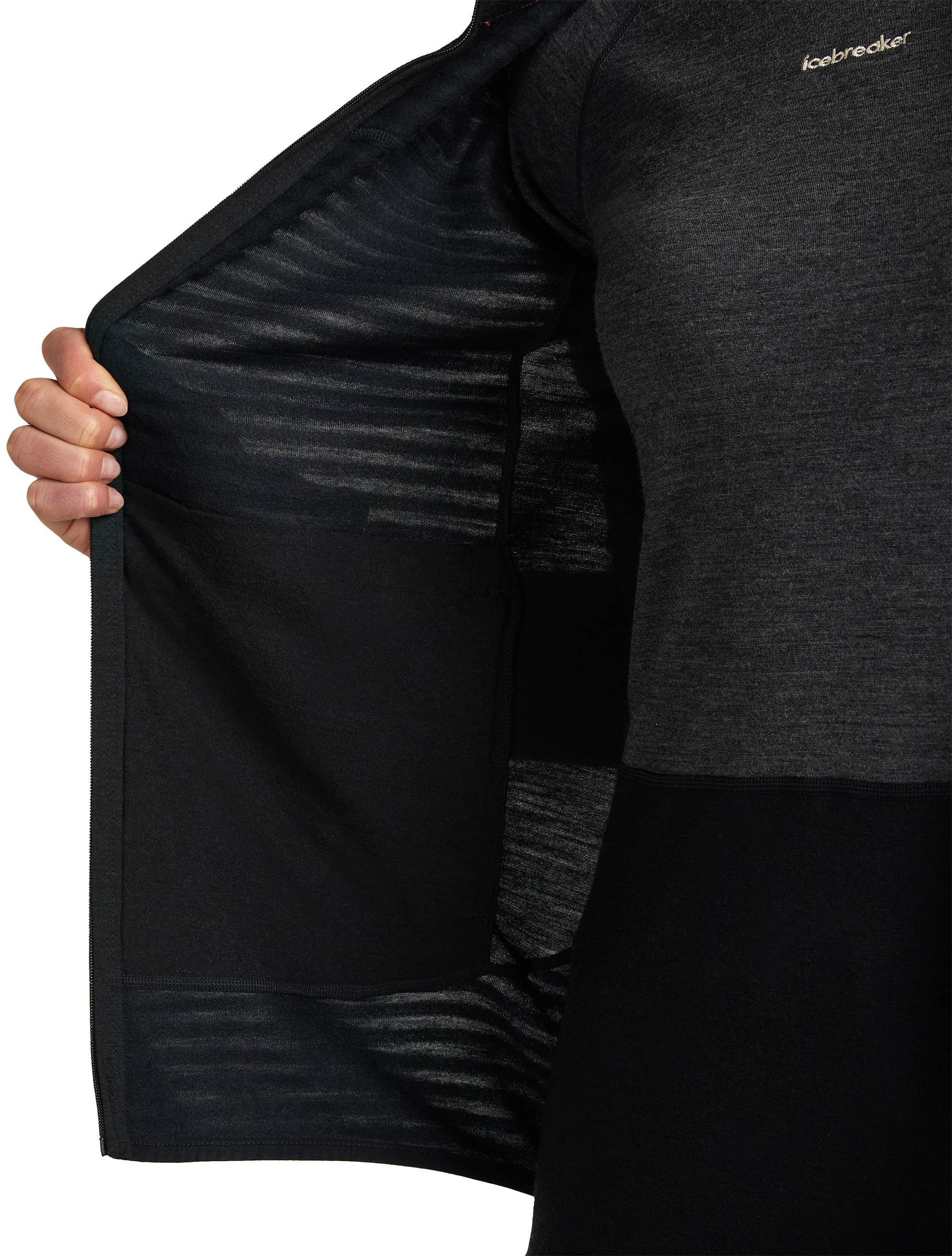 Merino Blend 300 RealFleece Descender LS Zip Dame