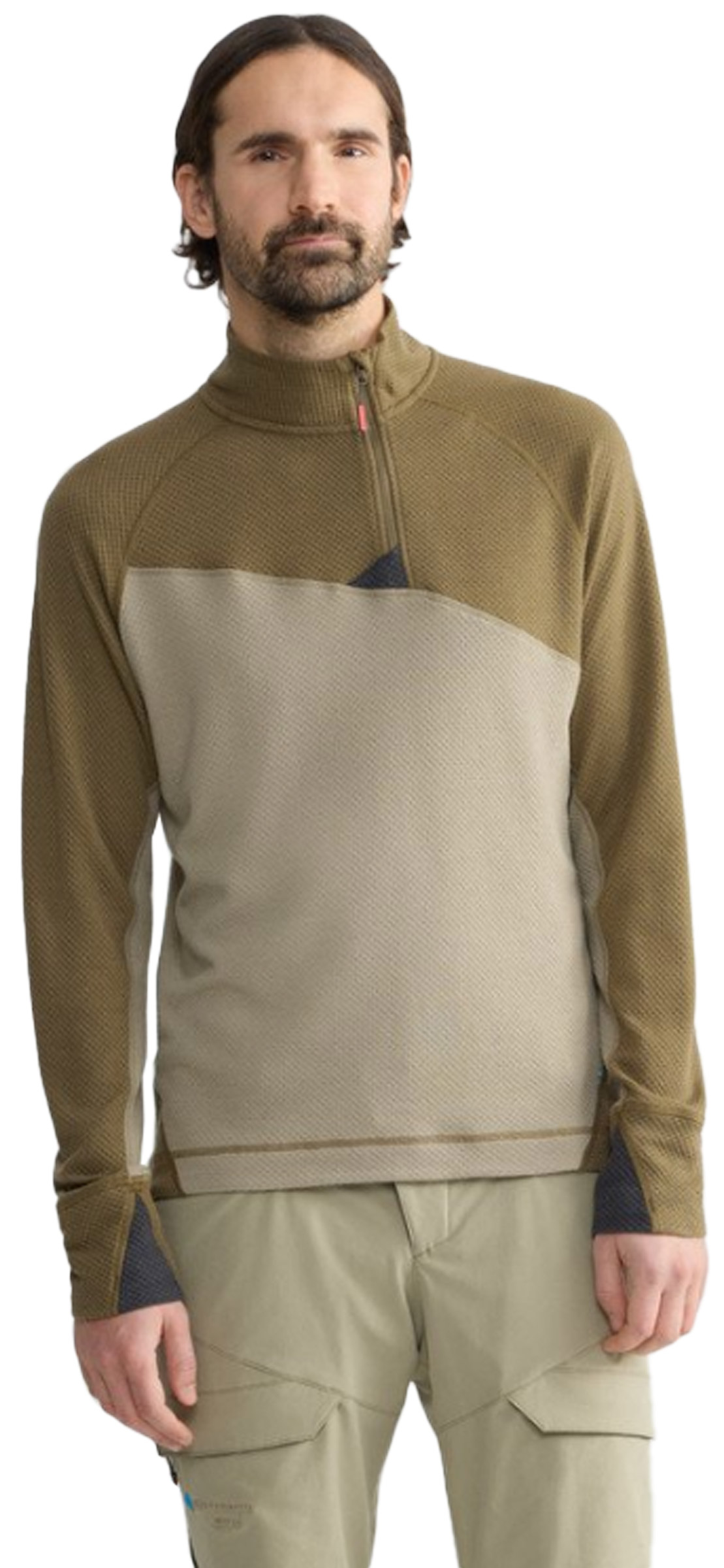 Huge Half Zip Sweater Klättermusen herre