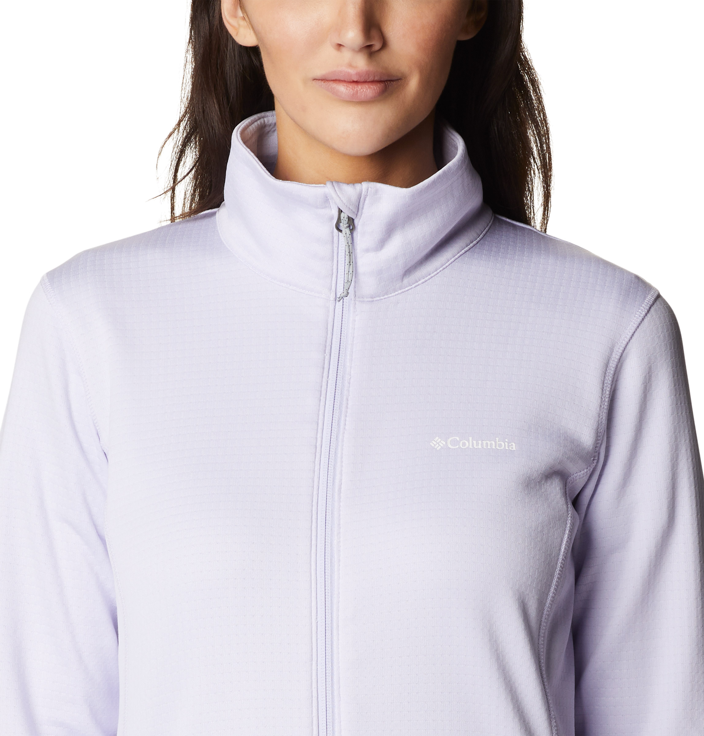 Park View Grid Fleece Full Zip Jacket Dame