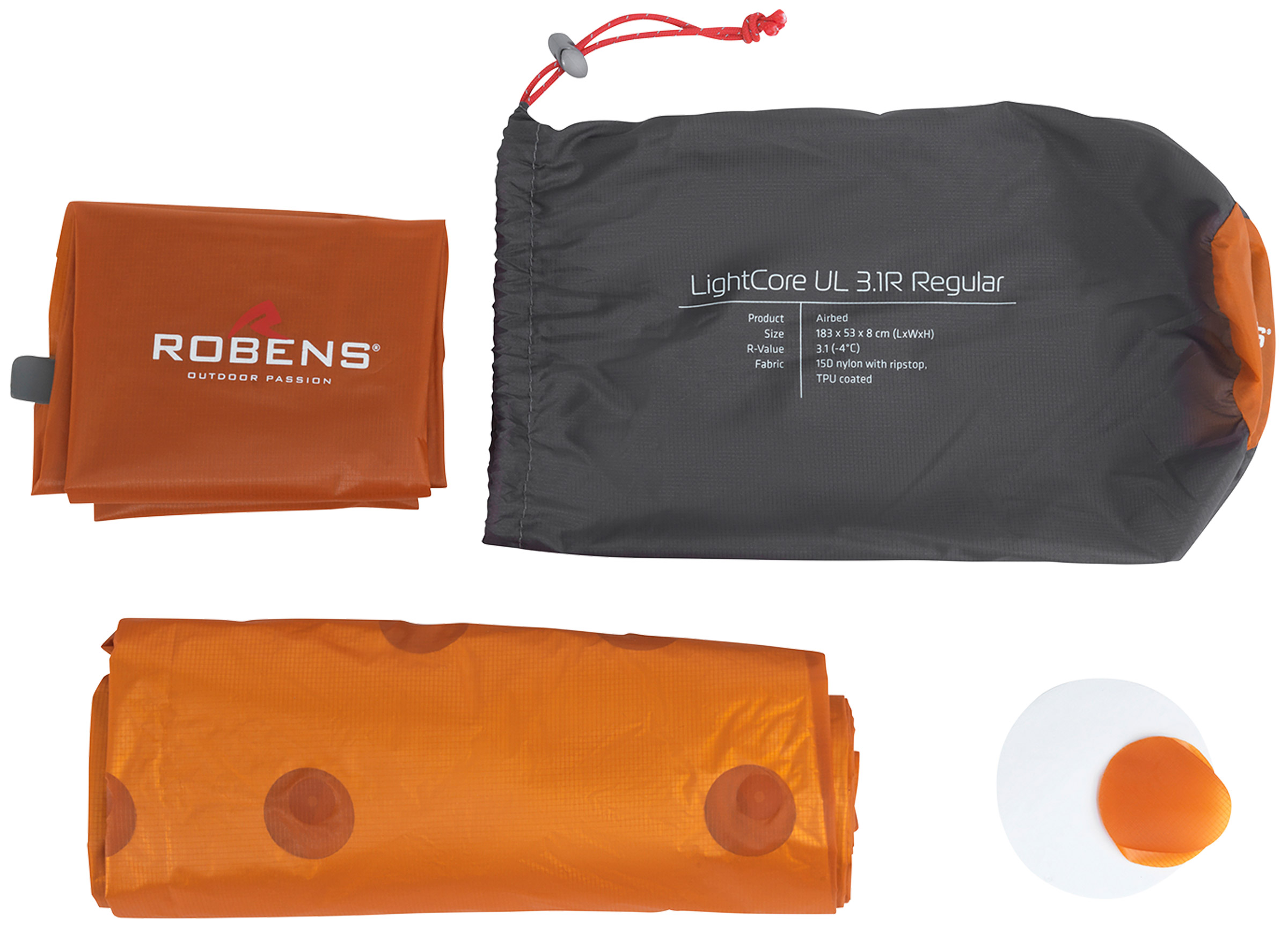 LightCore UL 3.1R Regular Oppusteligt Liggeunderlag