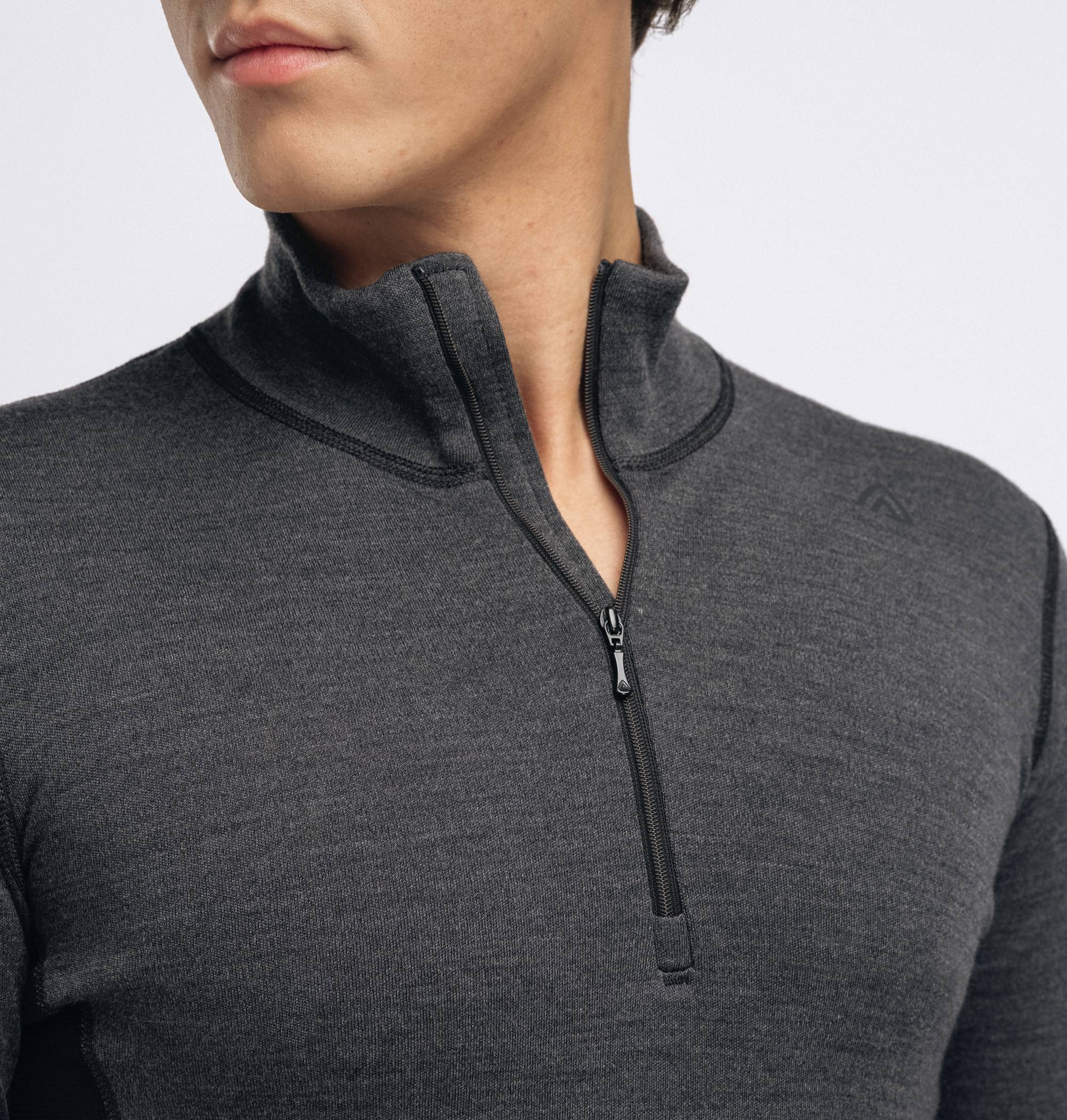 WarmWool Mock Neck with Zip Herre