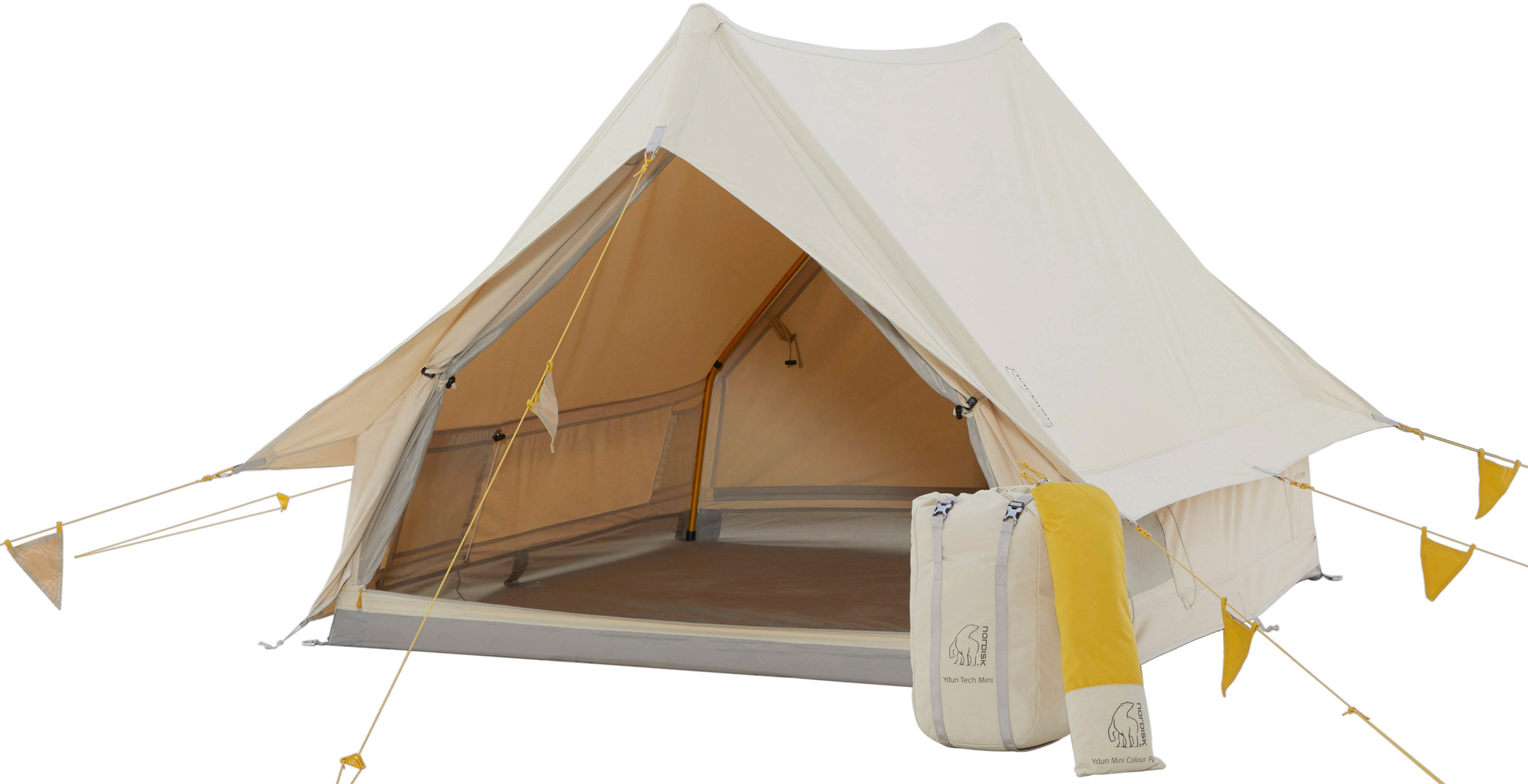 Ydun Tech Mini Incl. Color Pack, 2-Personers Bomuldstelt Nordisk telte