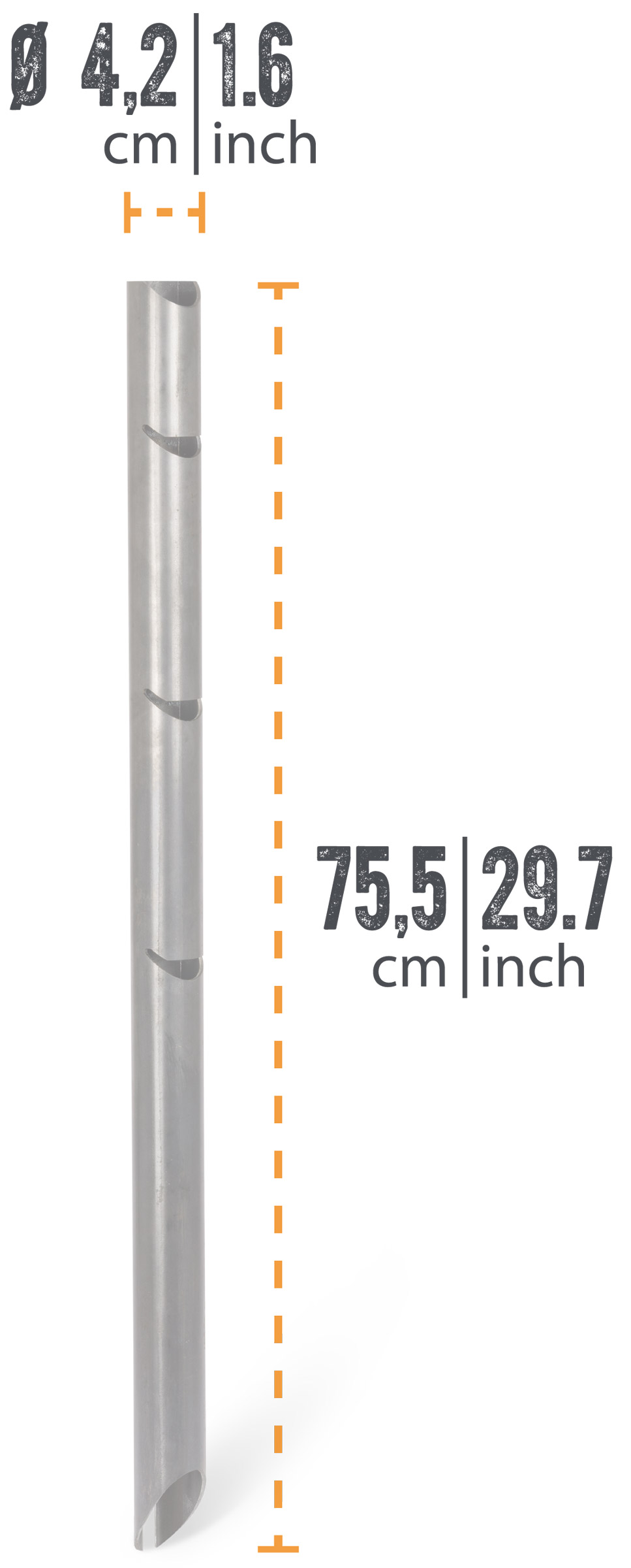 Campfire Bracket for Wrought-Iron Pans