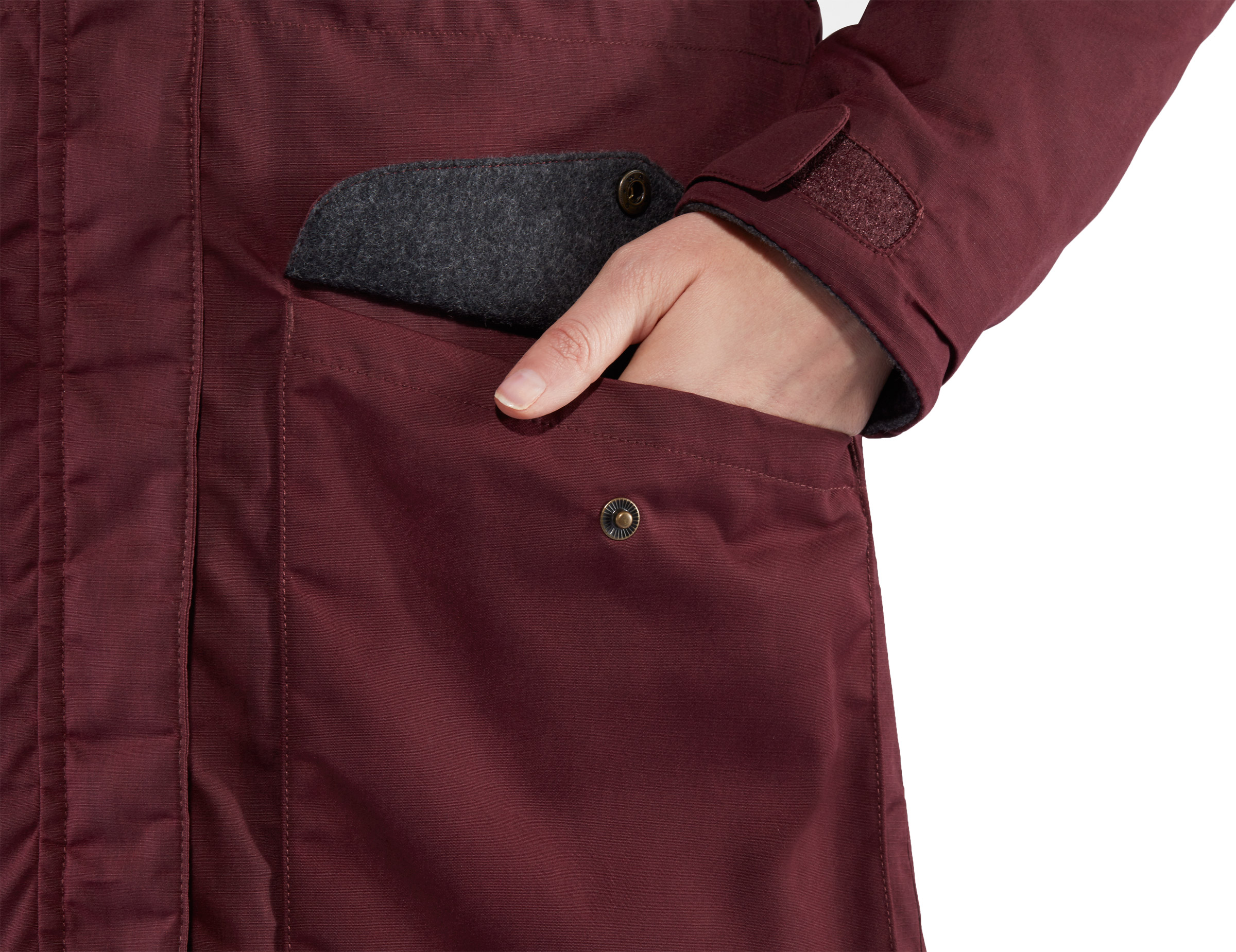 Singi Wool Padded Parka Dame