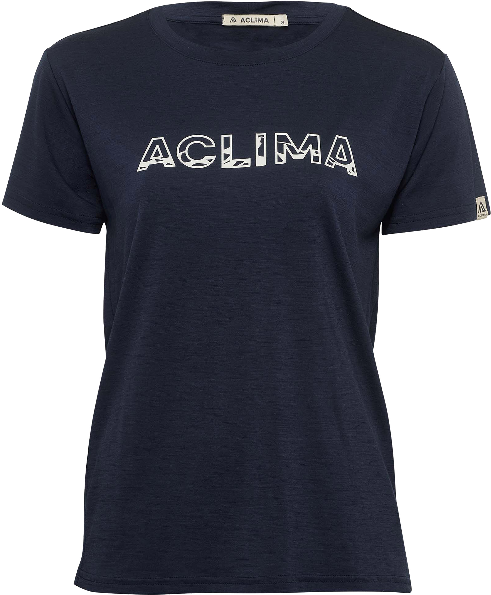 LightWool Tee Logo Dame Aclima Beklædning