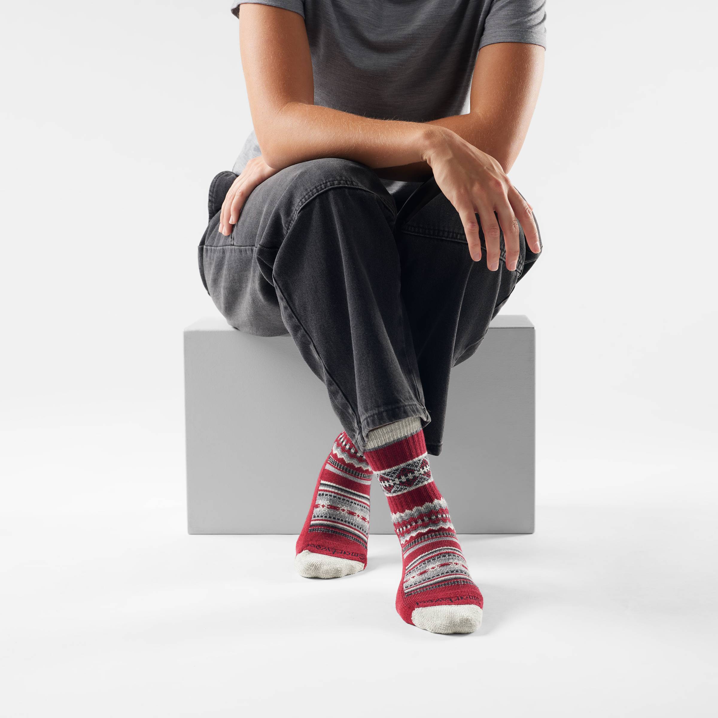 Everyday Snowed In Sweater Crew Sokker