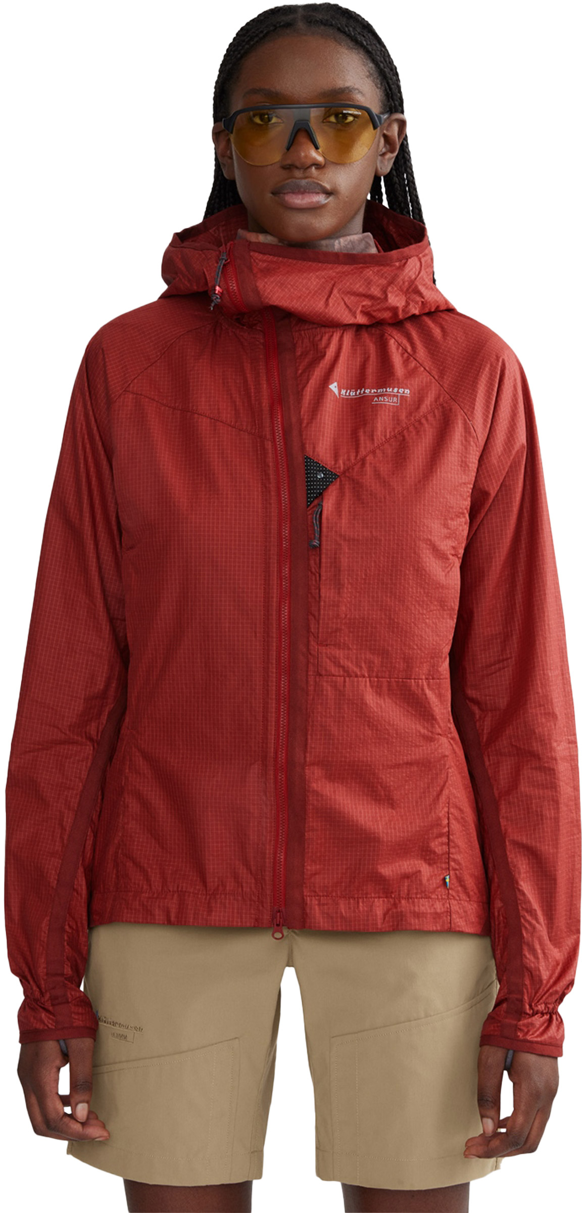 Ansur Hooded Wind Jacket Dame