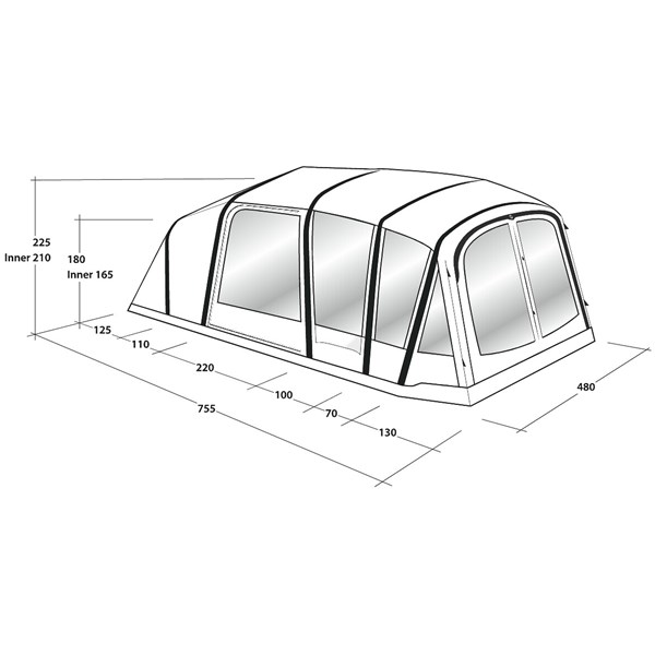 Jacksondale 7PA Air Tent