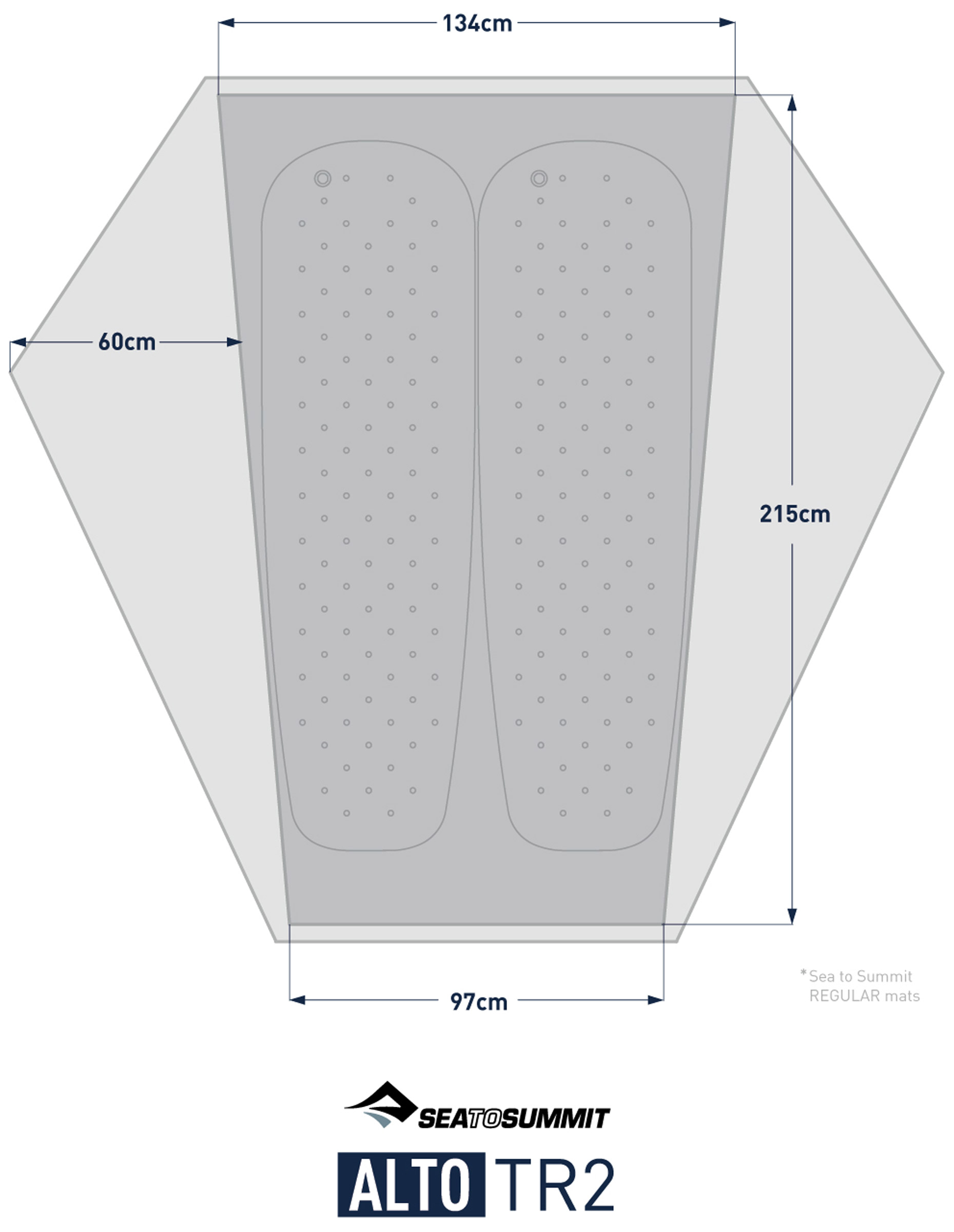 Alto TR2 Ultralight Backpacking, 2-Personers Telt