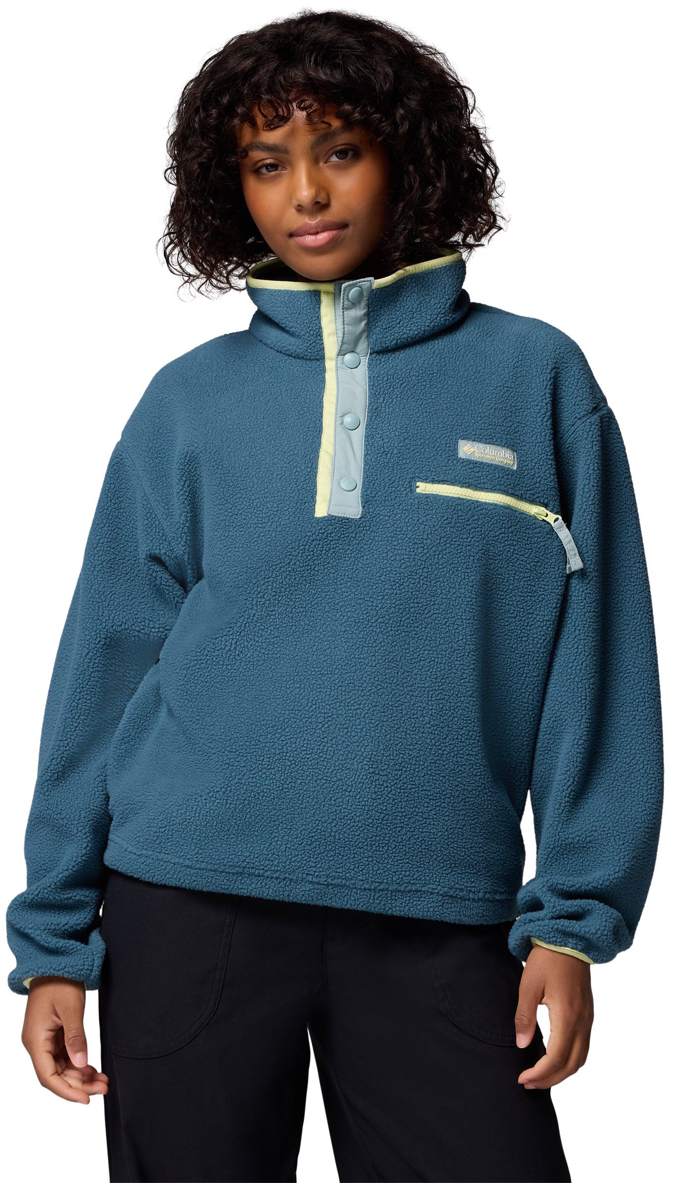 Helvetia II Cropped Half Snap Fleece Dame Columbia brands