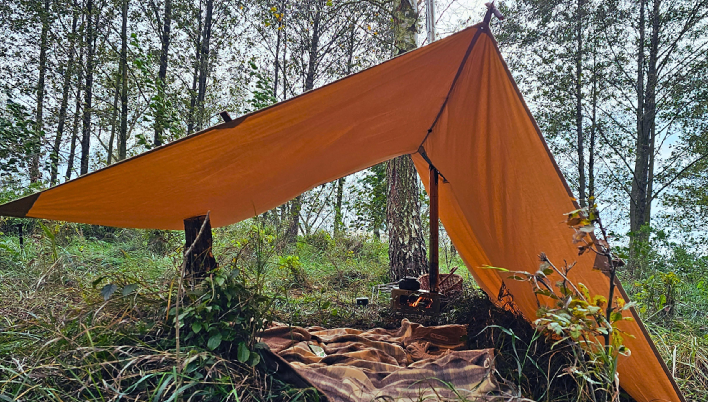 Fastfold Titanium Camping Stove with 2 Windows