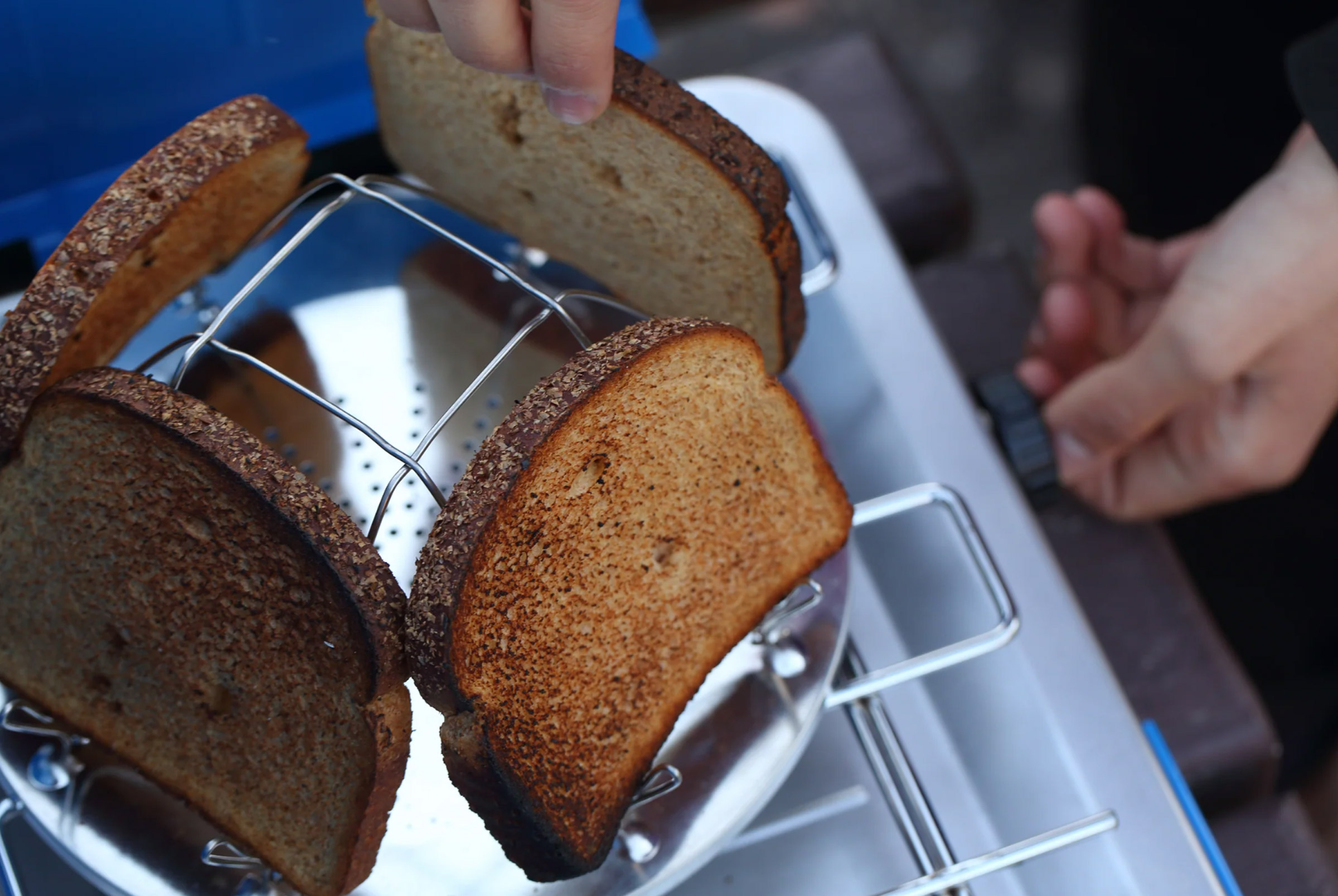 Camp Stove Toaster