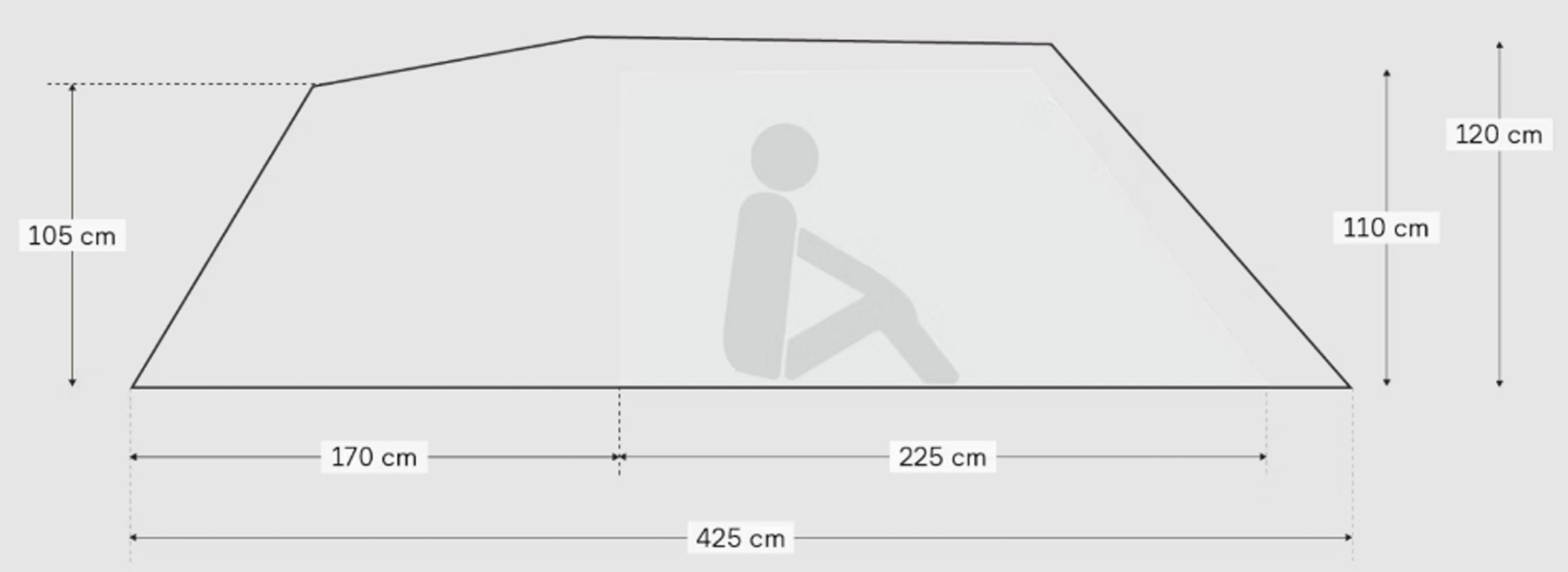 Superlight Fjellheimen 4, 4-Personers Telt