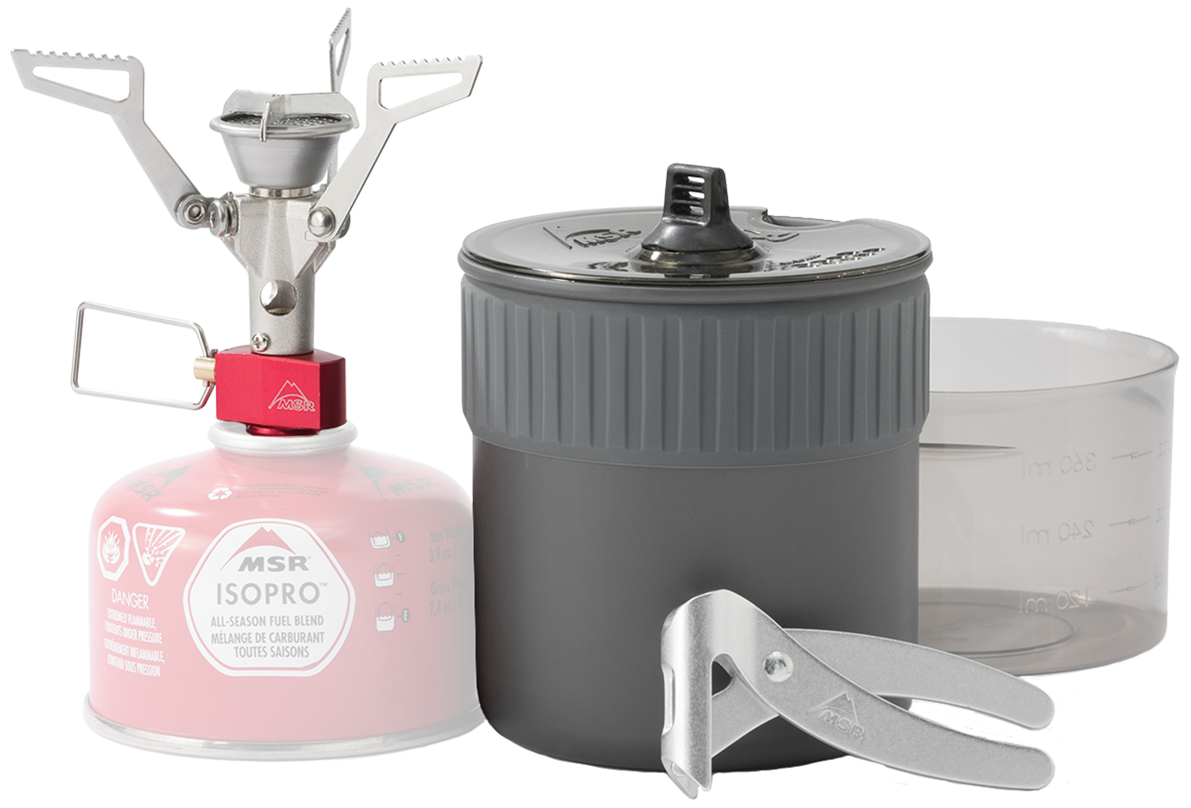 PocketRocket 2 Mini Stove Kit 0.8 ltr, Kogesæt med Gasbrænder MSR prepper-udstyr
