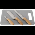 Caldas Knife Set w/Cutting Board Outwell Kogegrej