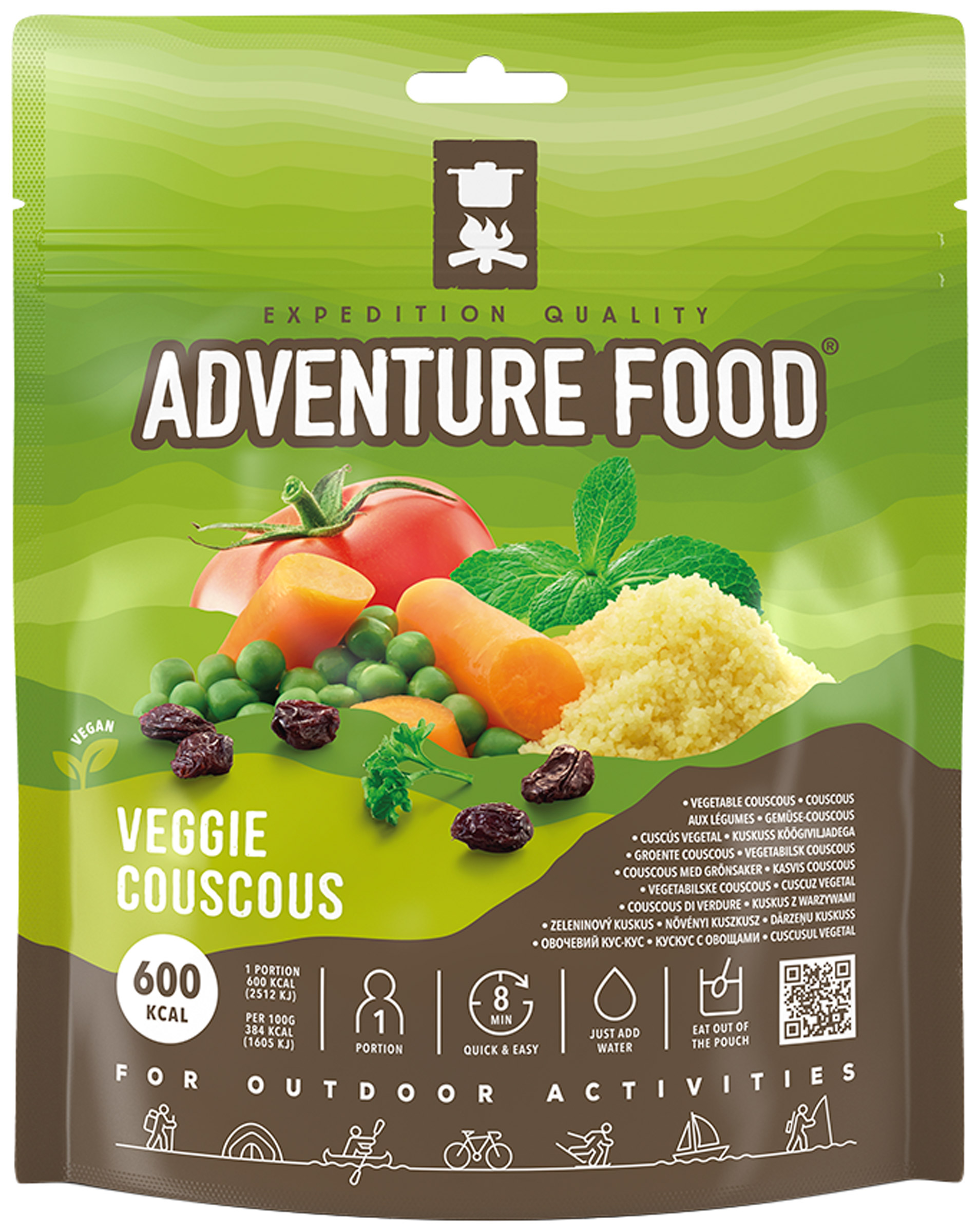Veggie Couscous Adventure Food brands