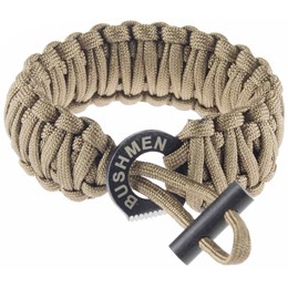 Bushmen Survival Bracelet 6M Brun Optænding