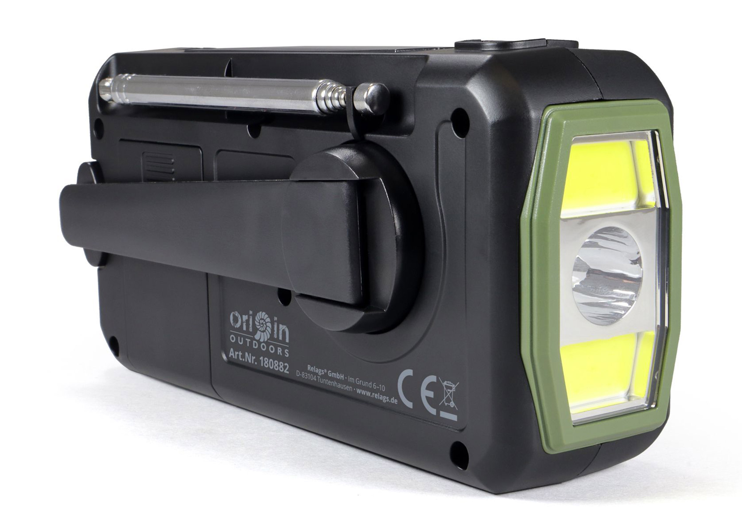 Crank Radio Multi Nødradio med Håndsving