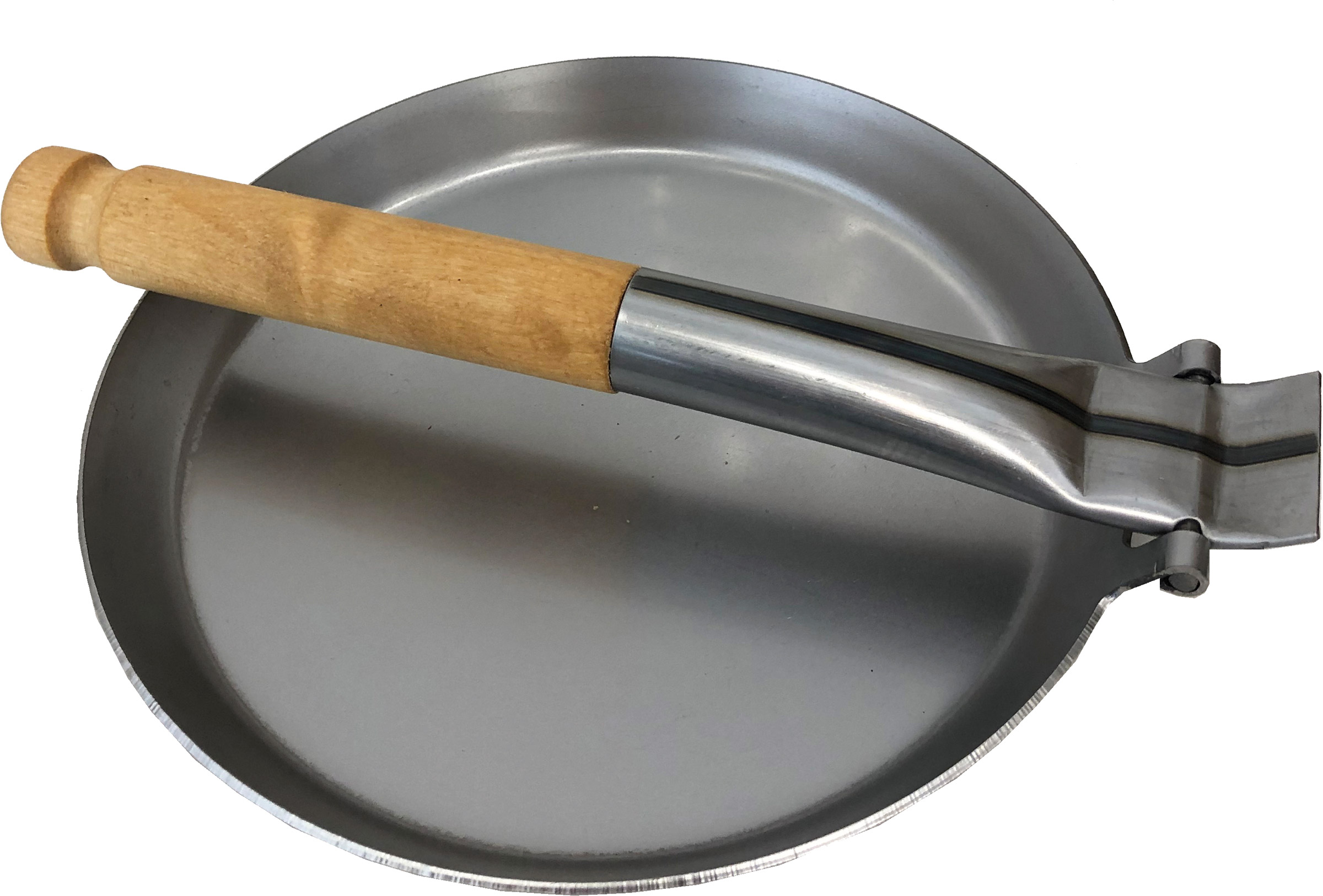 Jägarstekpanna Original with Foldable Wood Handle