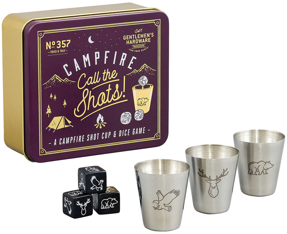 Campfire Call the Shots Shot Cup & Dice Game Gentlemen's Hardware brands