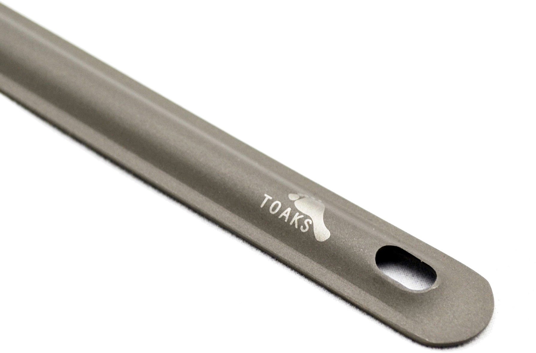 Titanium Long Handle Spoon with Polished Bowl