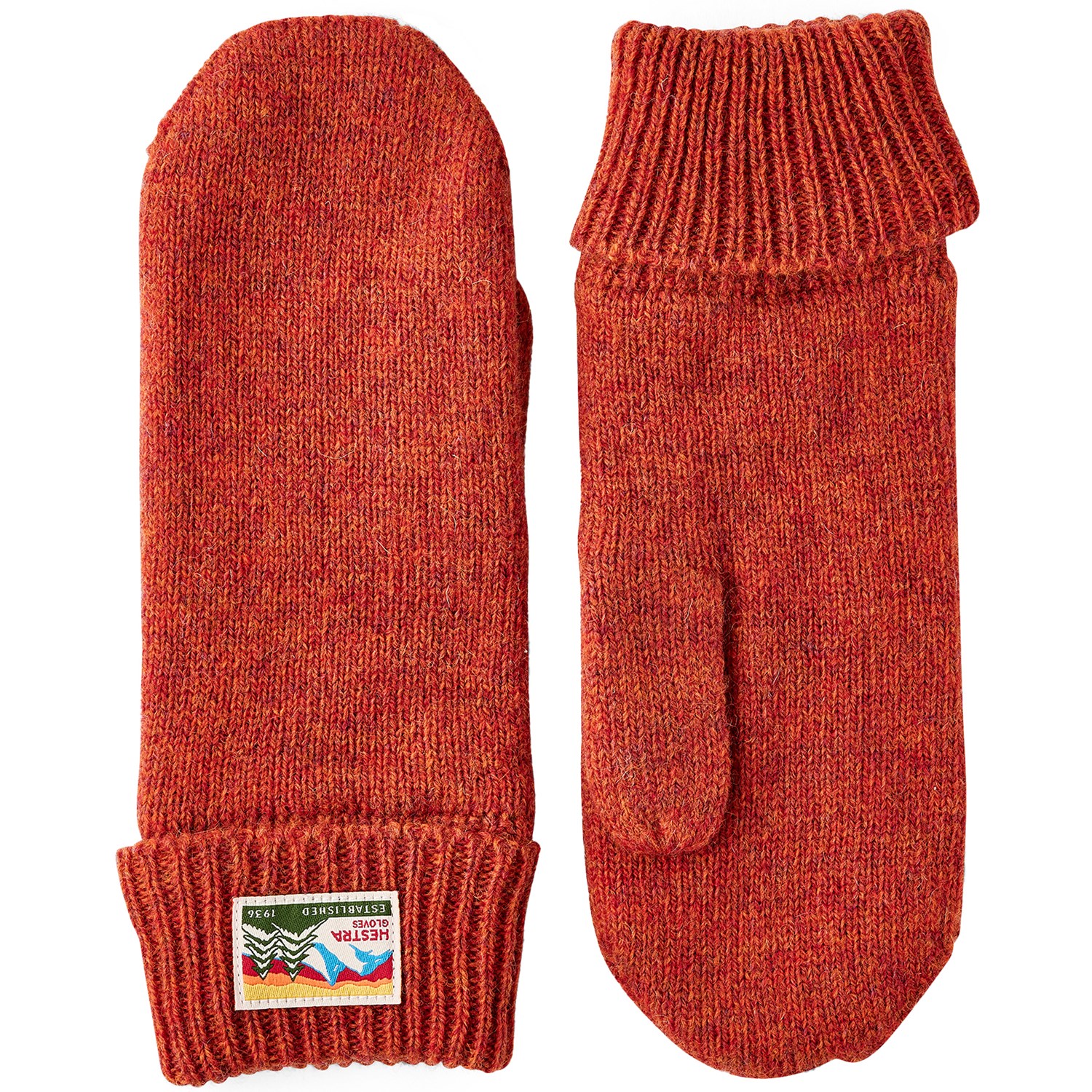 Hestra Raggwool Luffer 6 Rød Handsker & luffer
