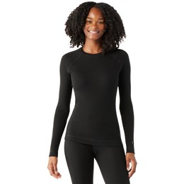 SmartWool Thermal Merino Base Layer Crew Dame XL Sort Undertrøjer