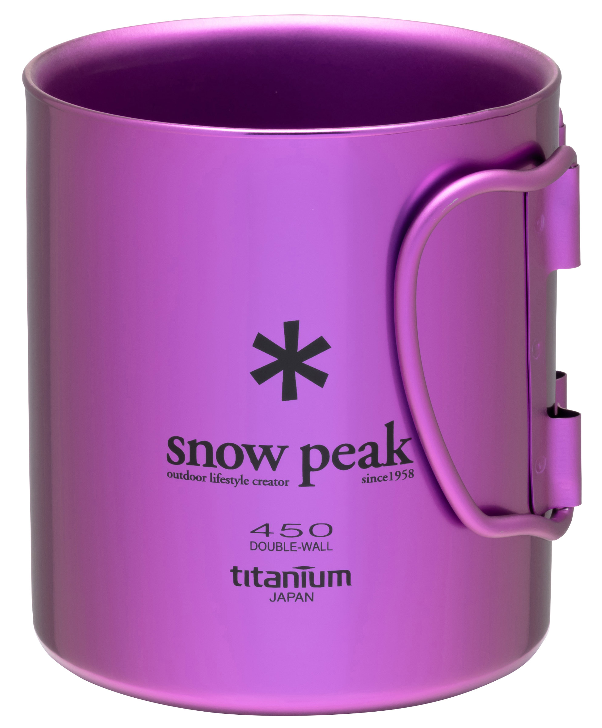 Titanium Double Wall Anodized 450 ml Kop