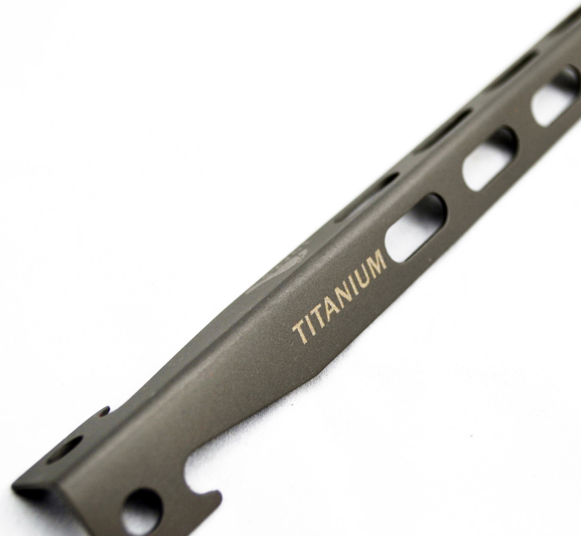 Titanium Large V-Shaped Pegs, 6 stk