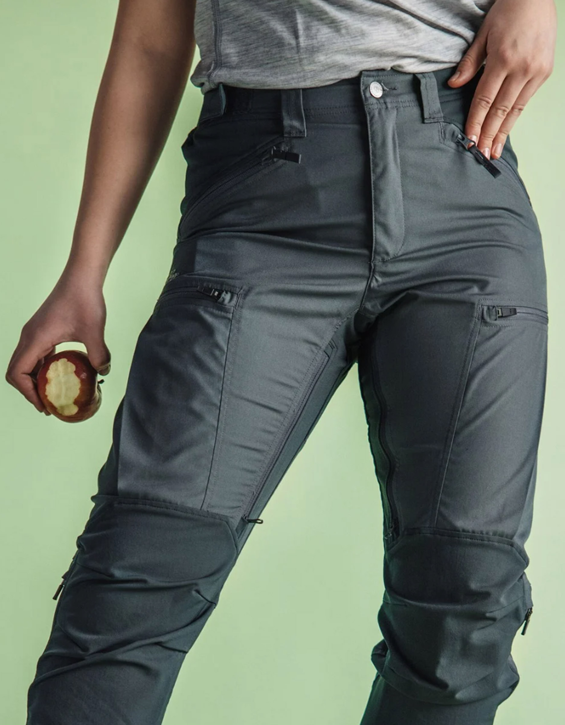 Makke High Waist Curved Pant Dame