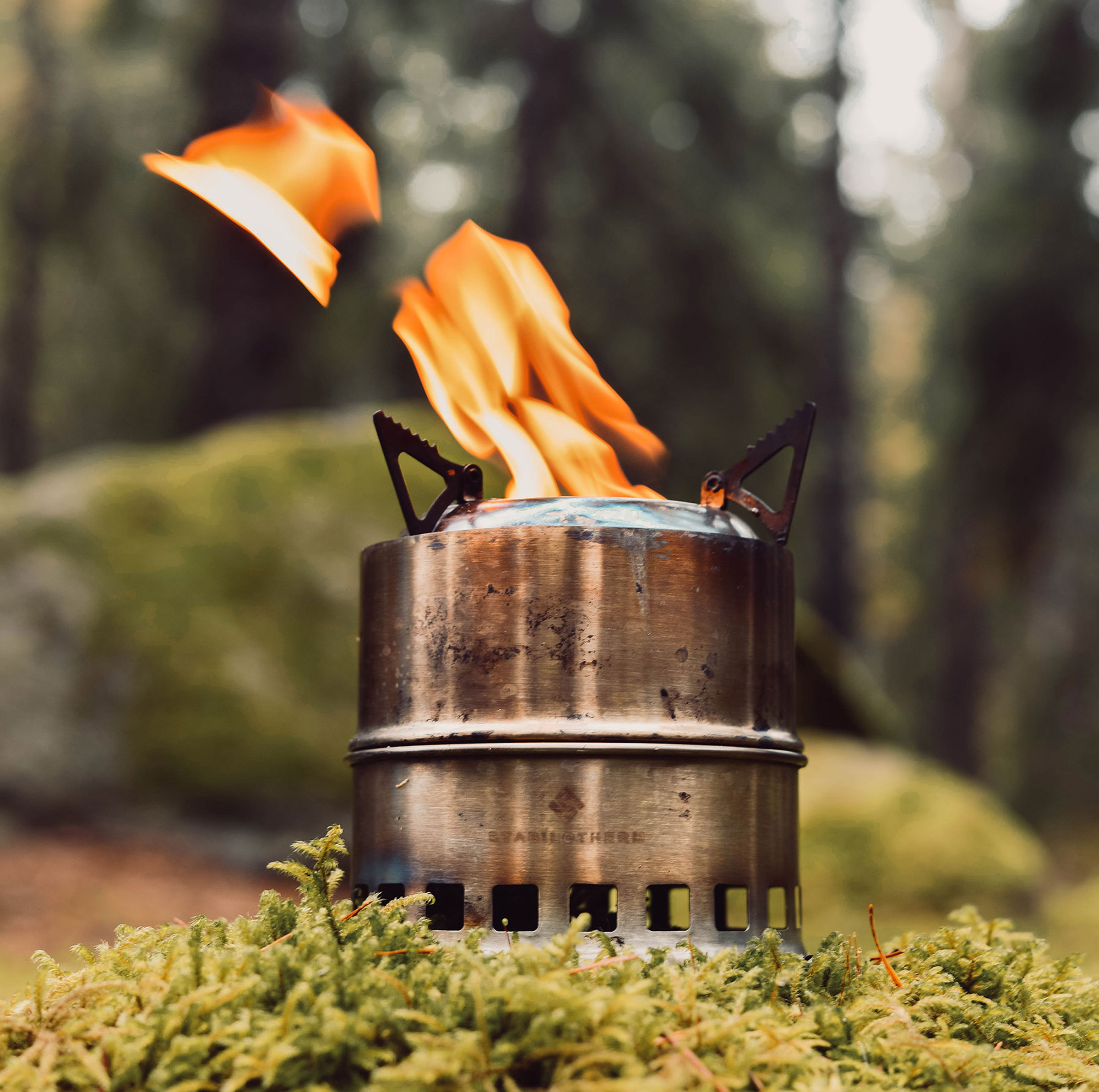 Wood Stove Stack Træbrænder