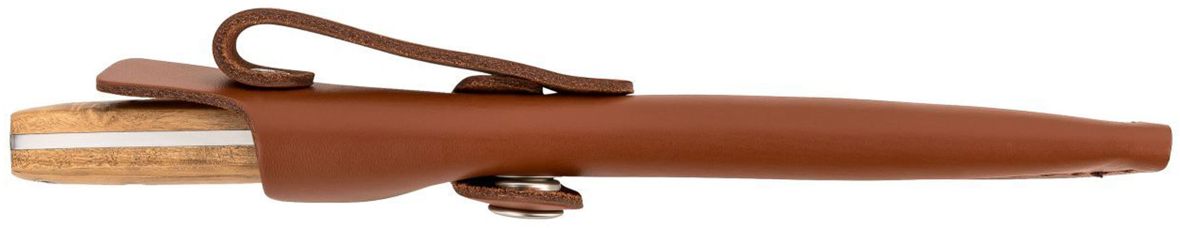 Drop Point Olive Wood Belt Knife AISI 420