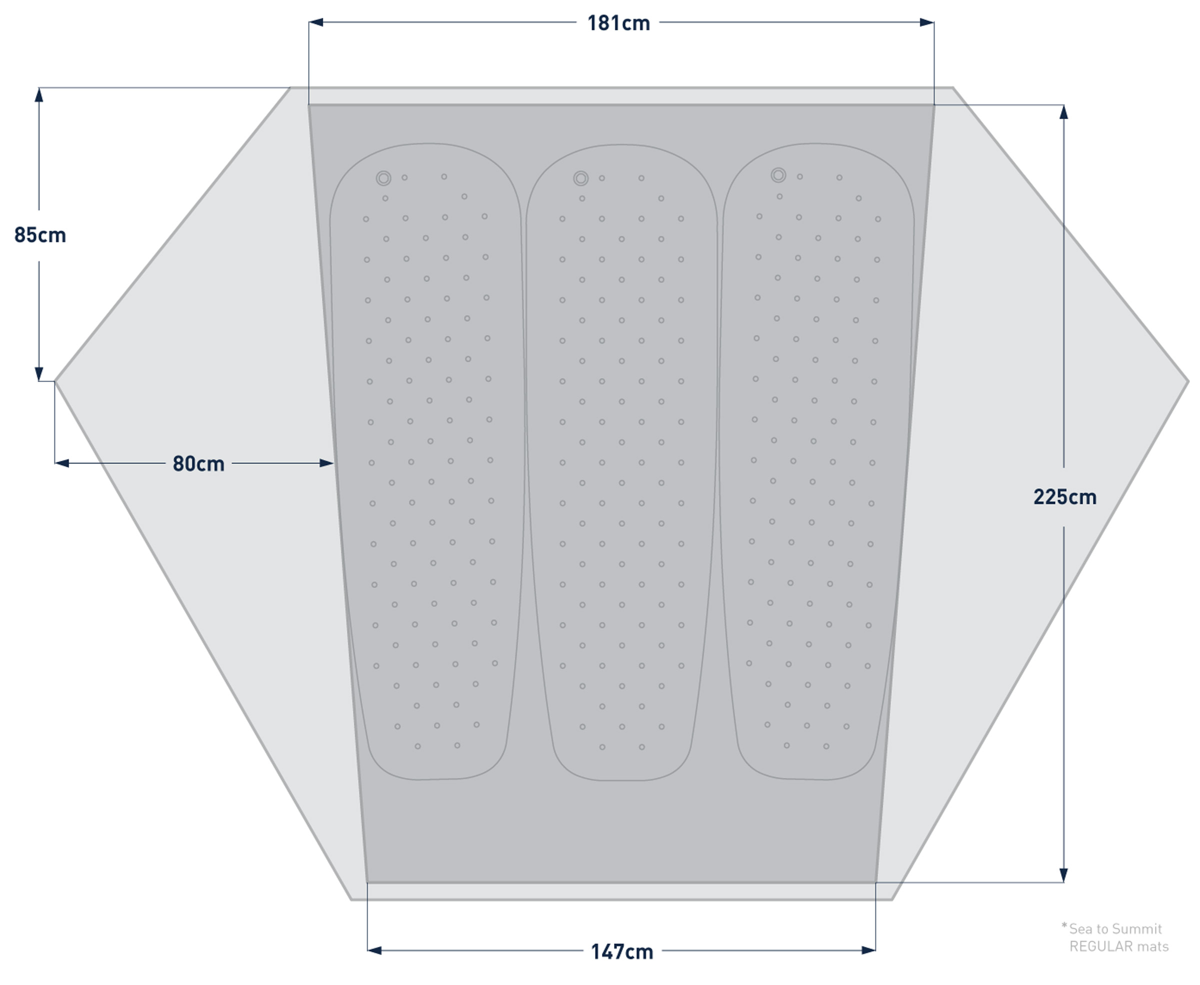 Telos TR3 Ultralight Backpacking, 3-Personers Telt