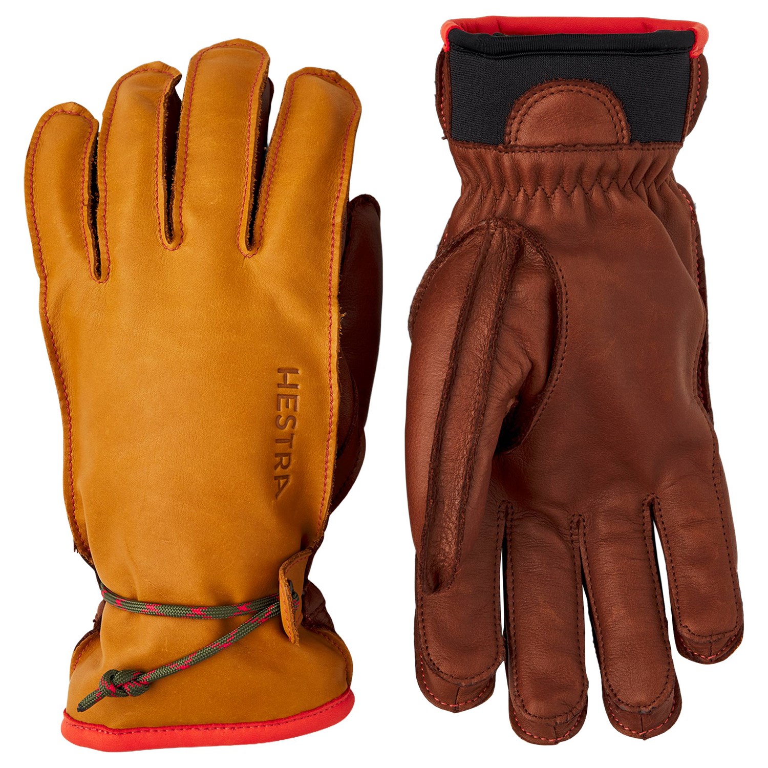 Hestra Wakayama 5-Finger 7 Orange Handsker & luffer