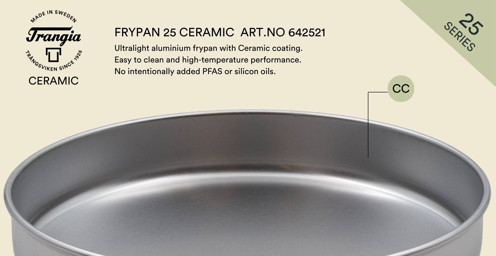 Frying Pan 25 Ceramic Pande