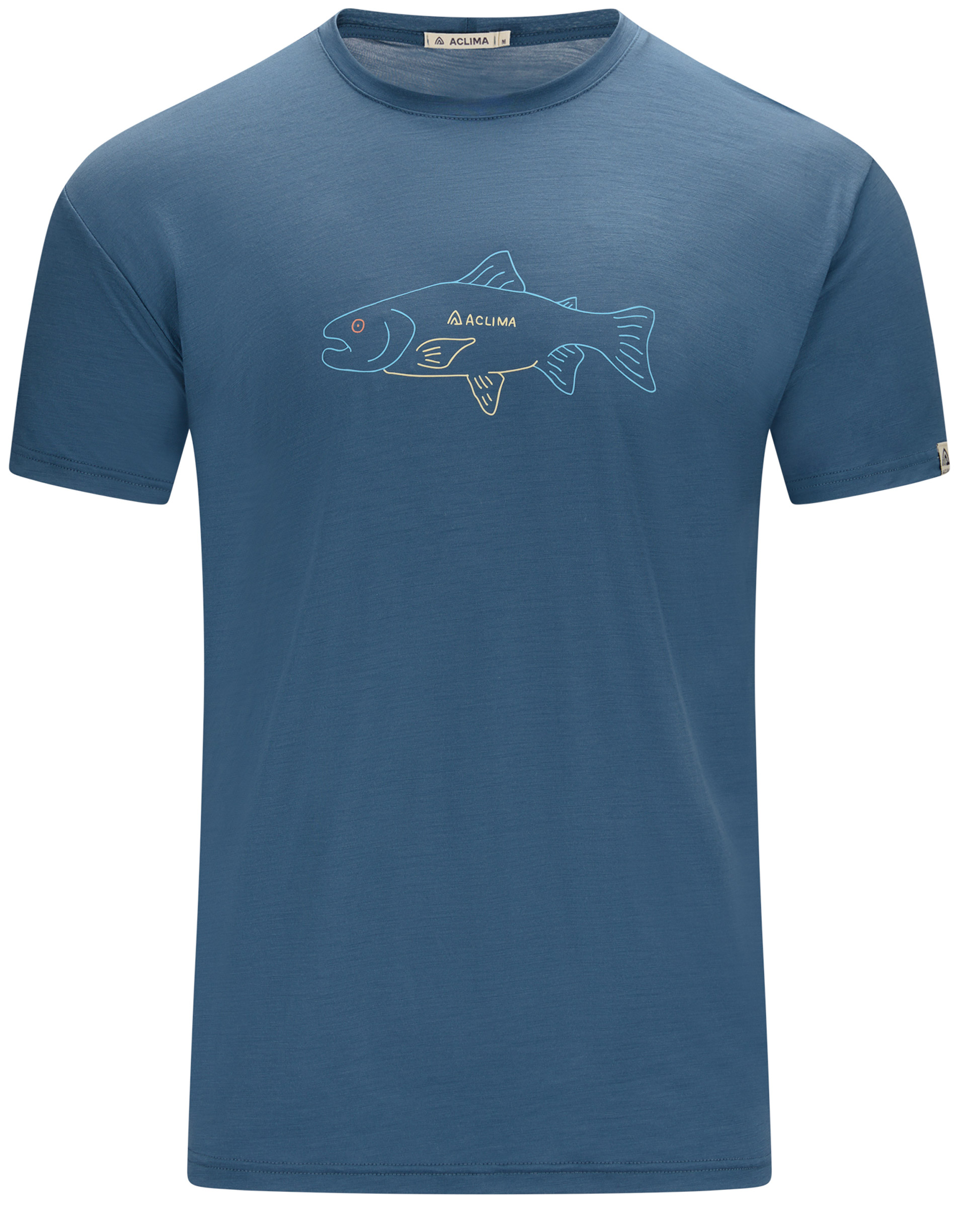 LightWool 140 Tee Salmon Print Aclima brands