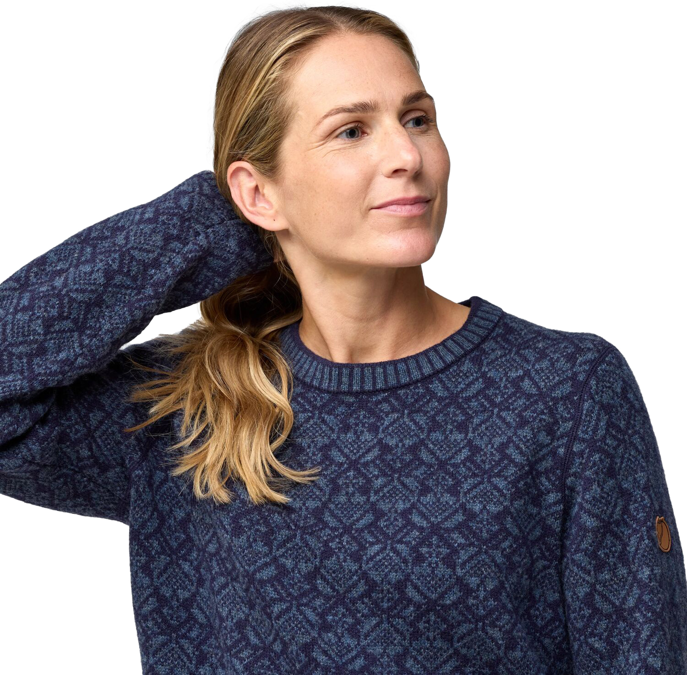 Snow Round Neck Sweater Dame