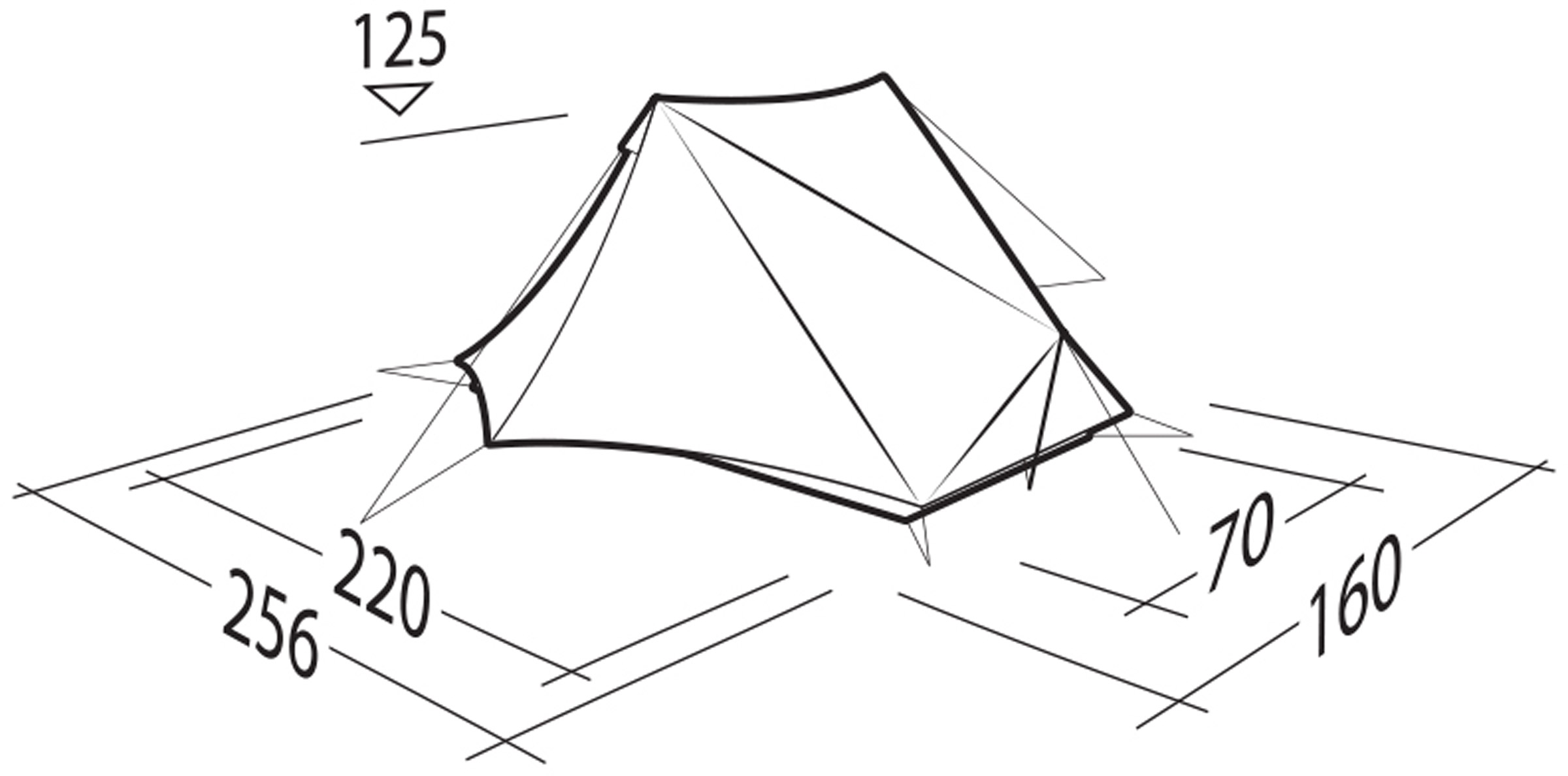 Via 1 UL, 1-Persons Telt