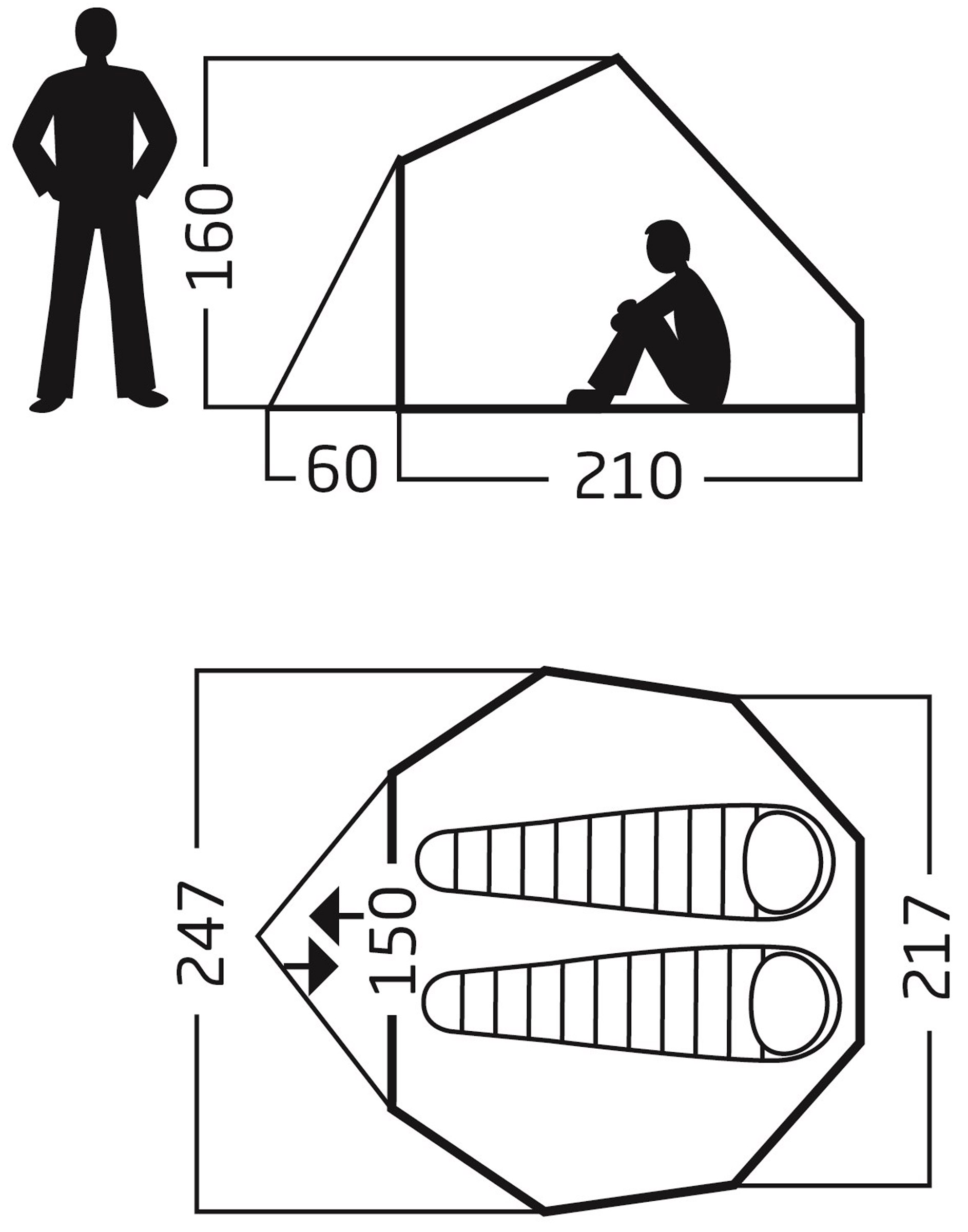 Asgard Tech Mini, 2-Personers Bomuldstelt