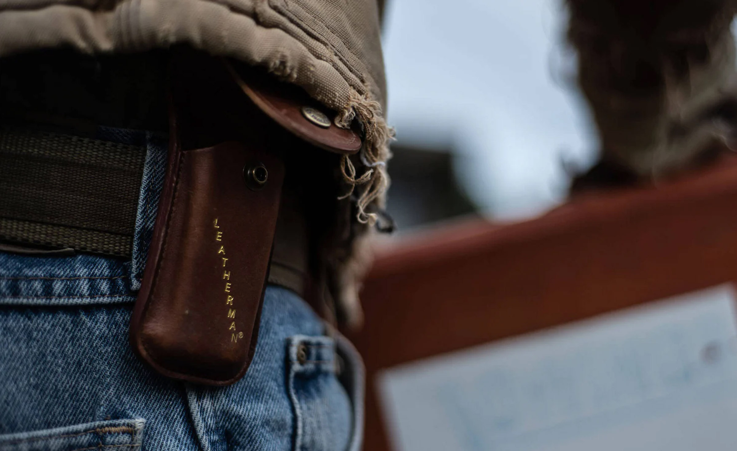 Heritage Leather Sheath, Medium Etui