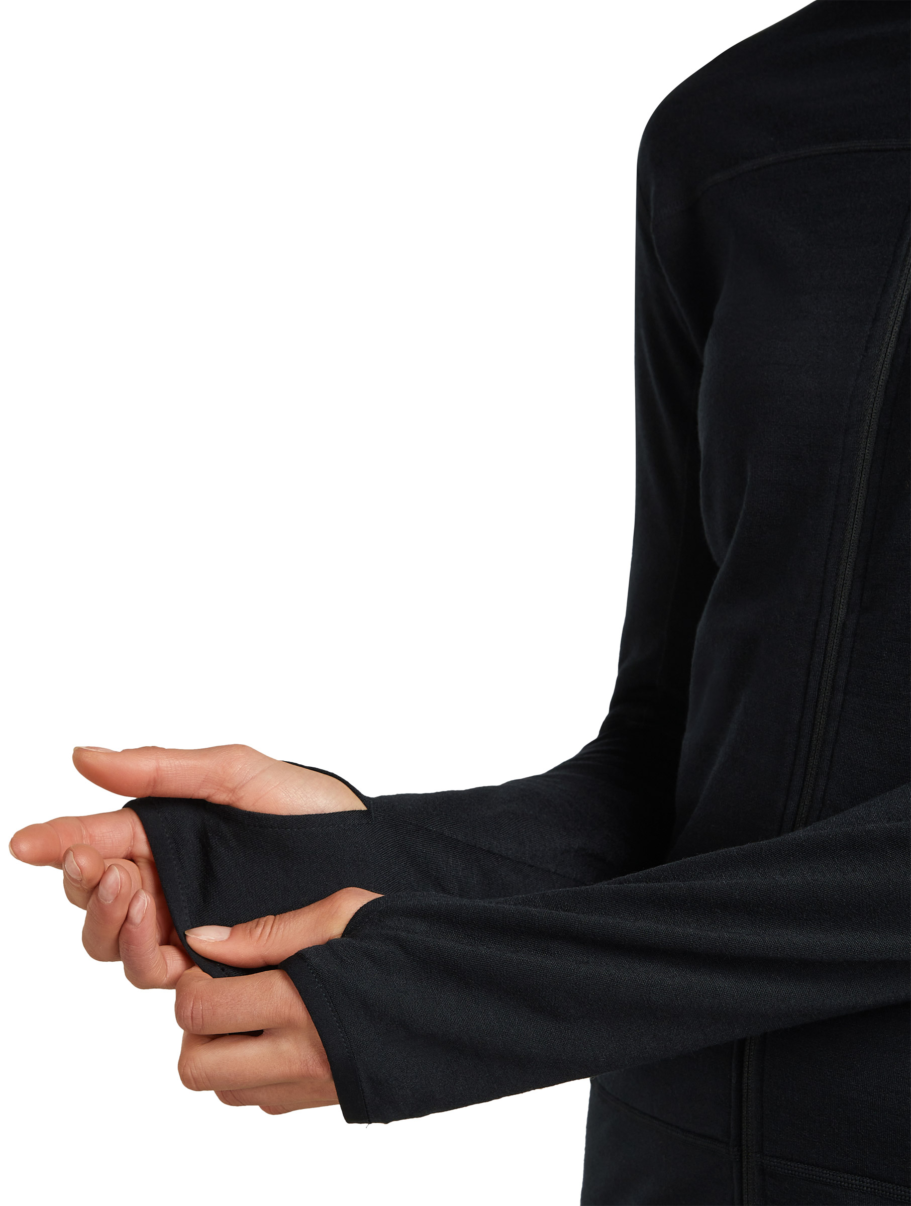 Merino Blend 300 RealFleece Descender LS Zip Dame