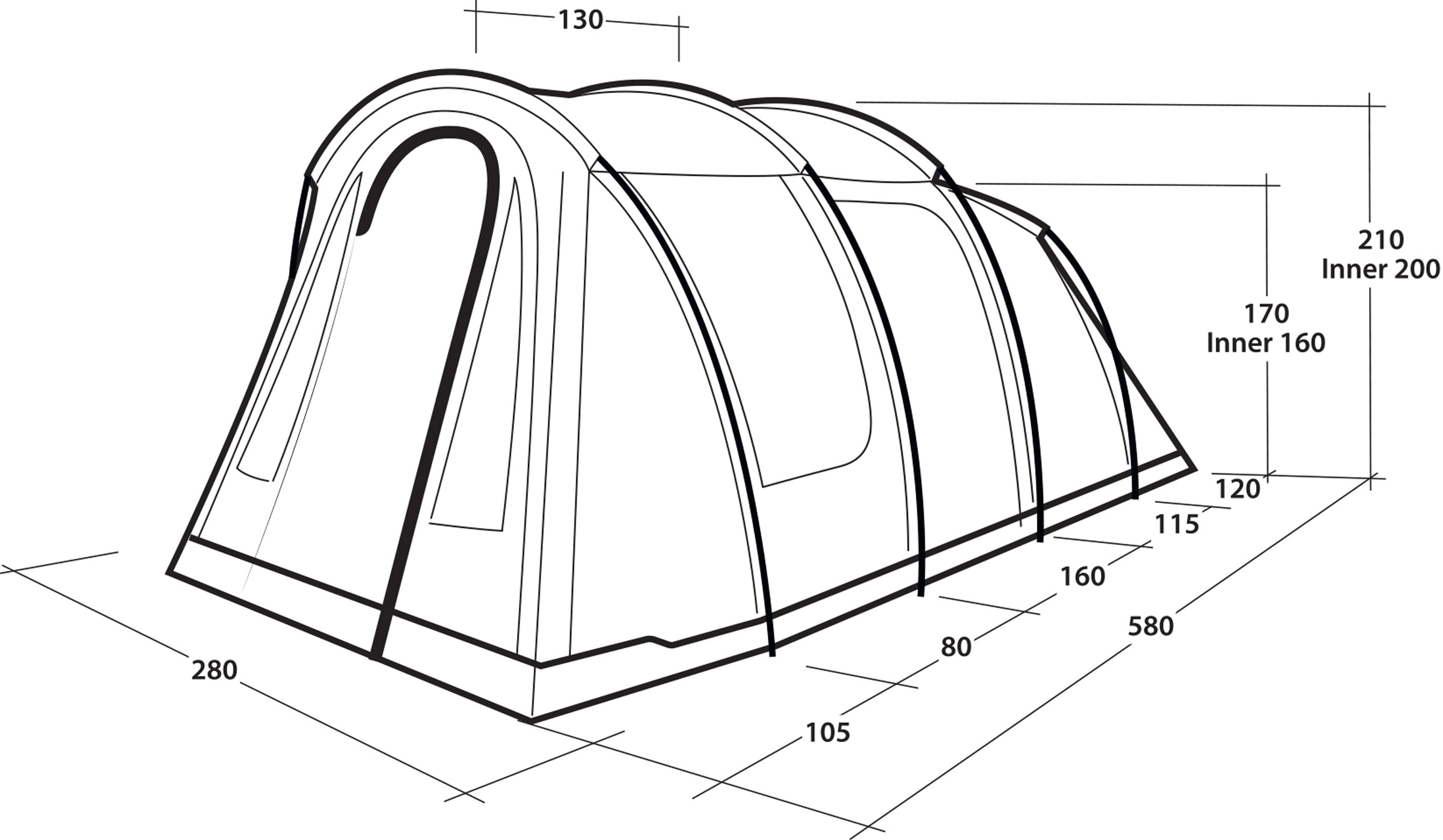Rockwell 4, 4-Personers Telt