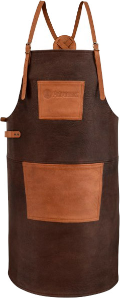 Buff Leather Apron with Cross Back Straps Petromax kogegrej
