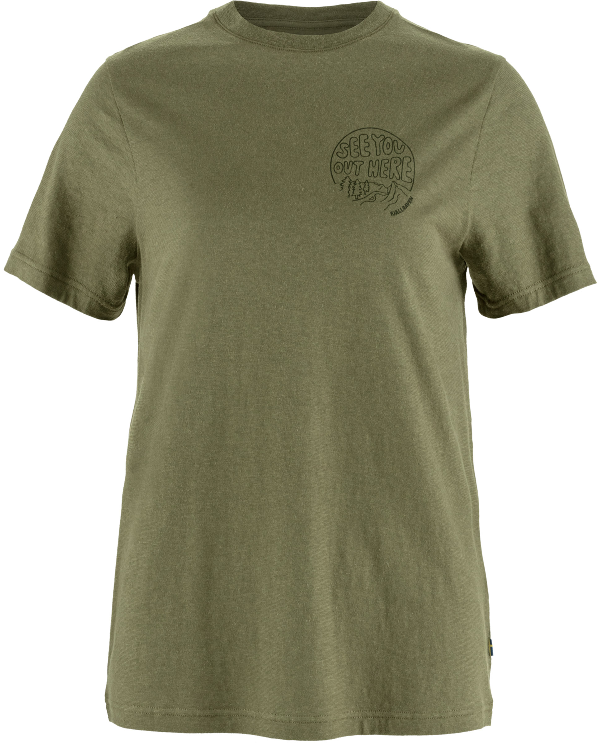 Hemp Blend Out Here T-shirt Dame Fjällräven dame