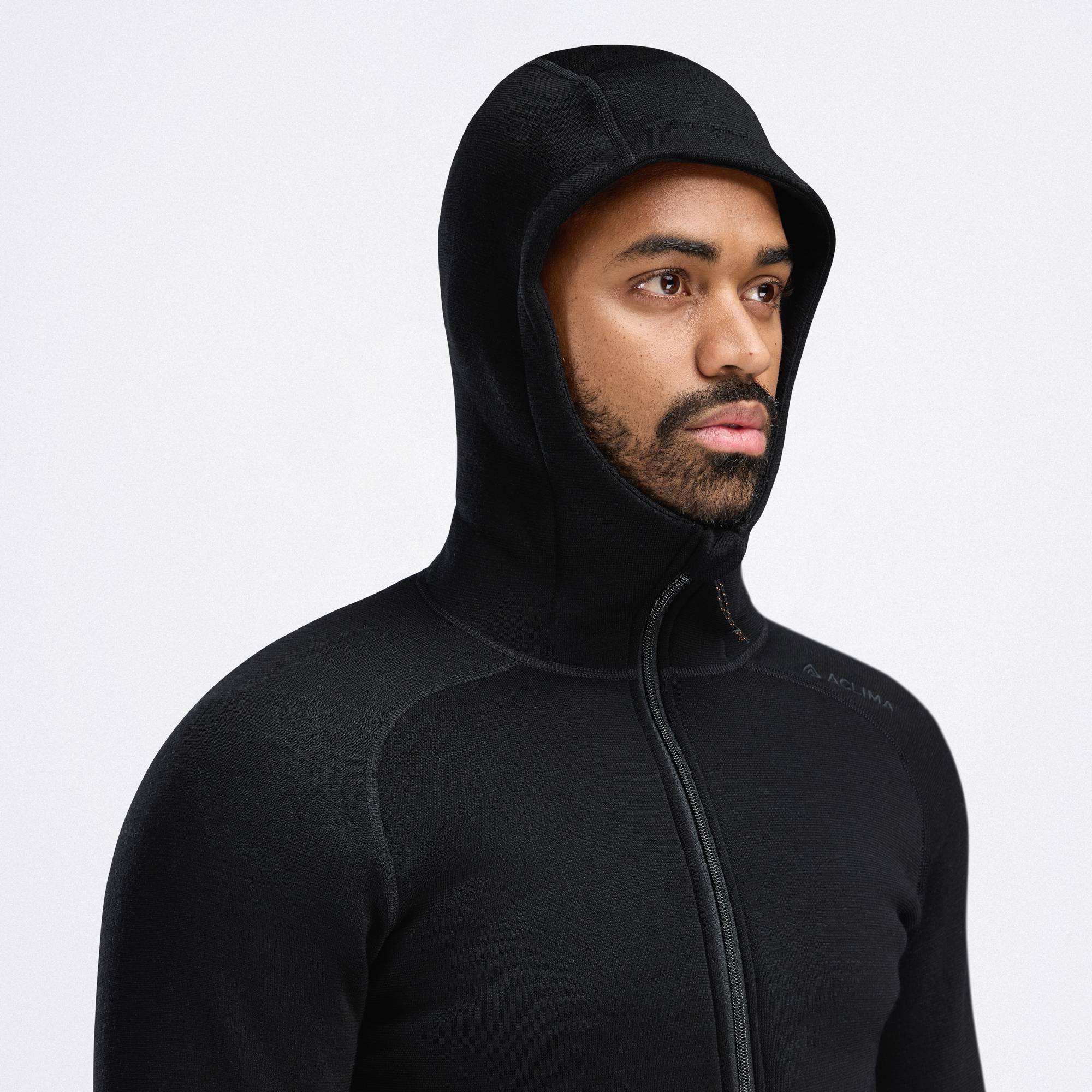 FleeceWool Hooded Jacket Herre