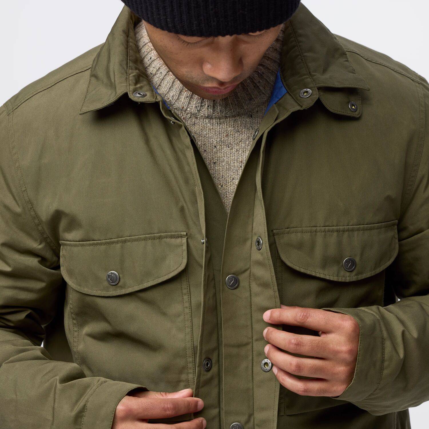 Övik Down Shirt Jacket Herre