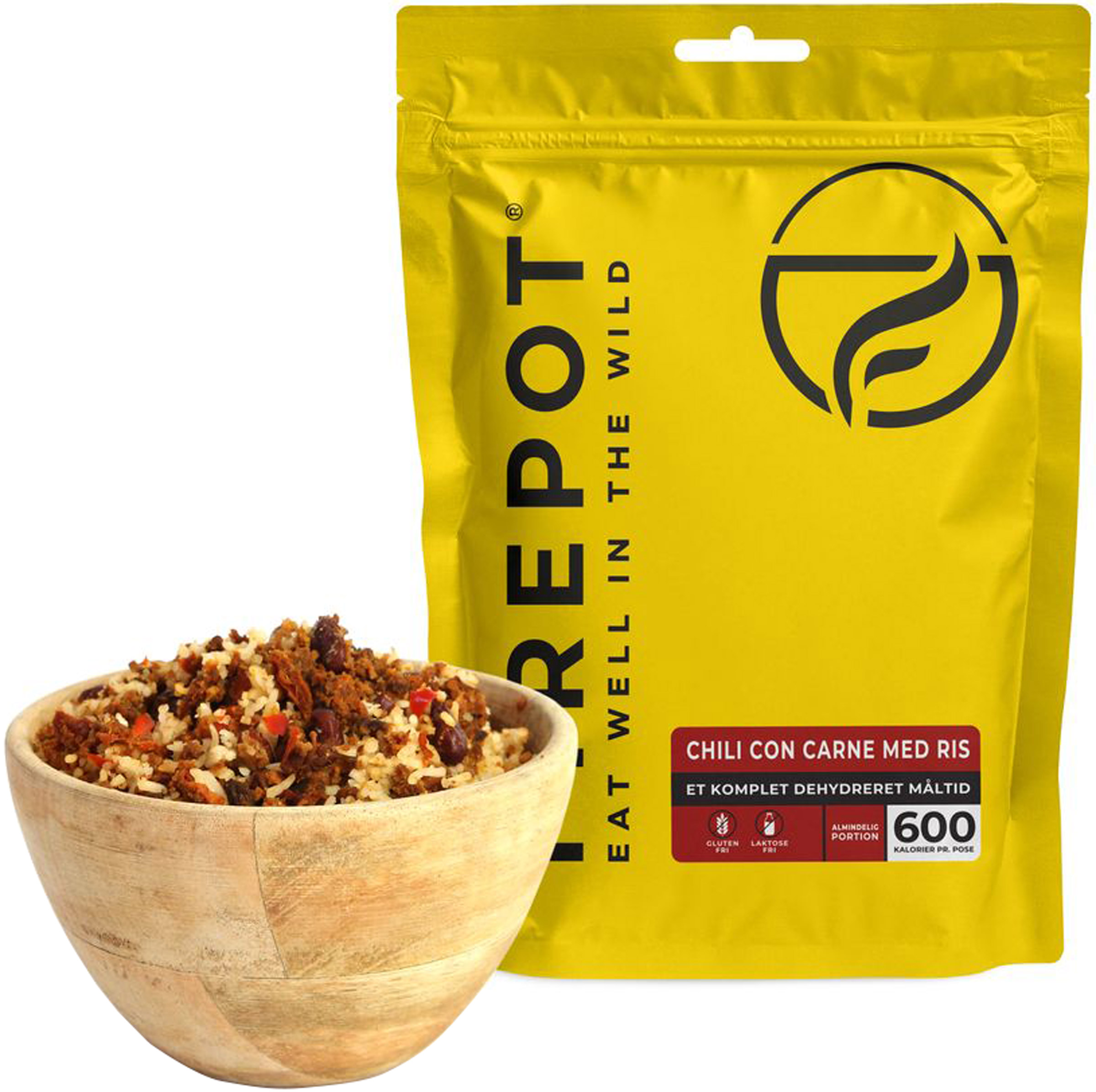 Chili con Carne med Ris Firepot prepper-udstyr