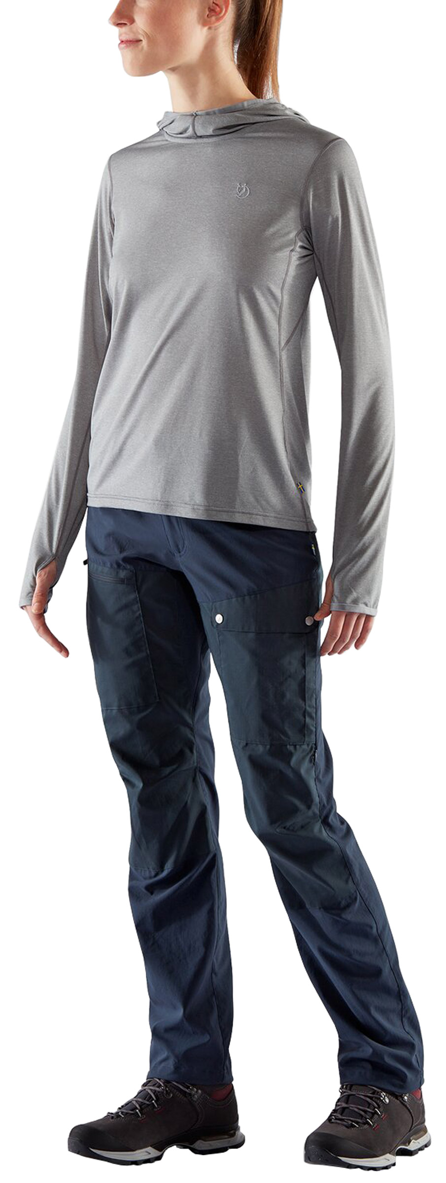 Abisko Sun-Hoodie Dame