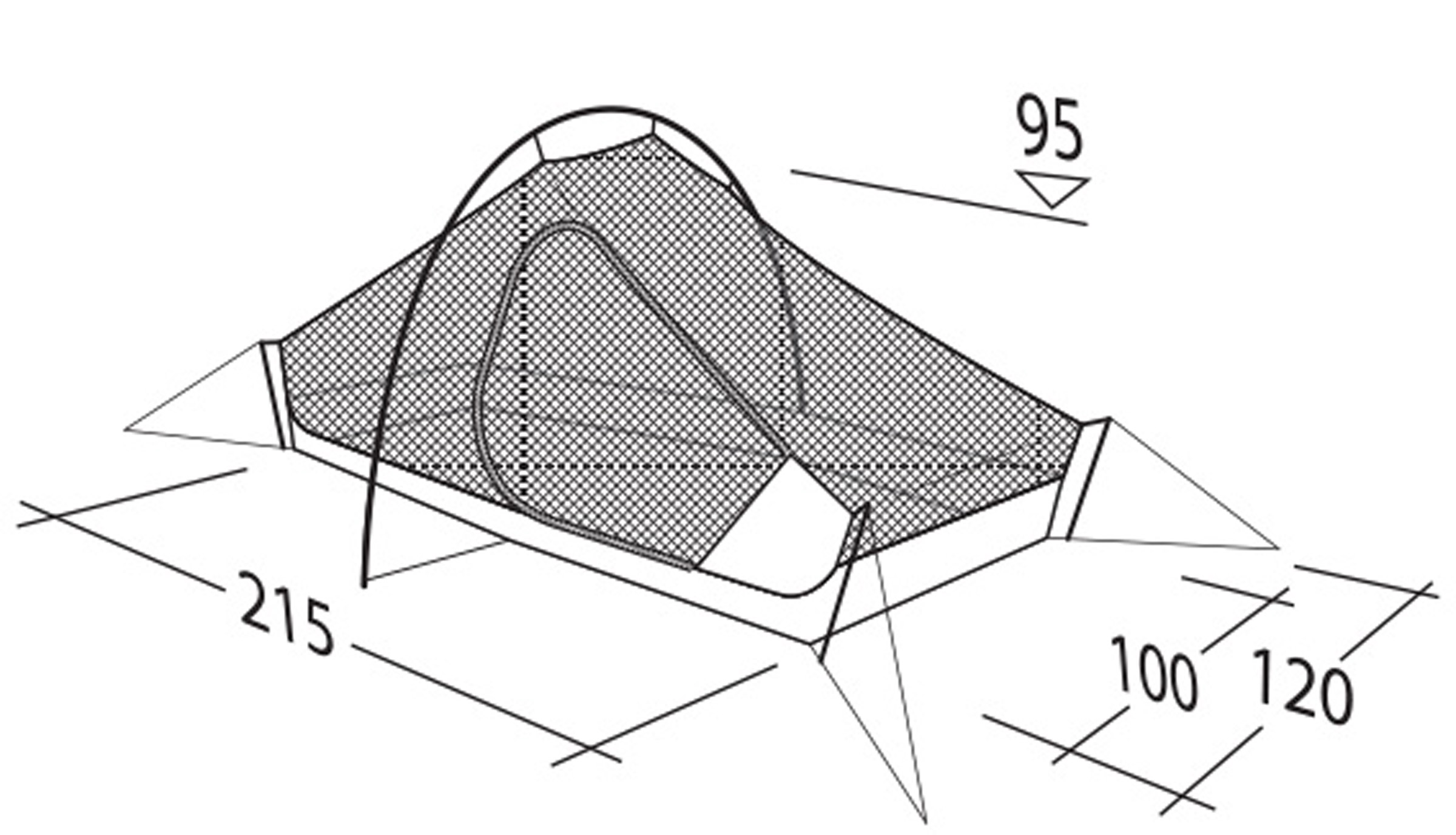 Chaser 2 LW, 2-Personers Telt