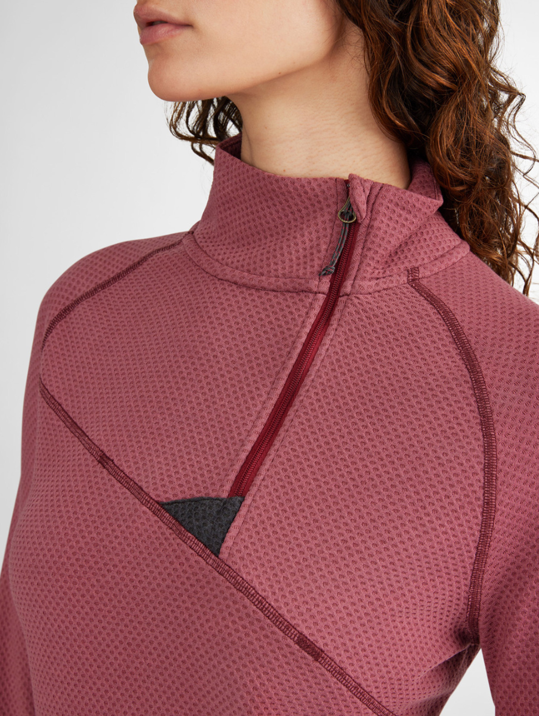 Huge Half Zip Sweater Dame